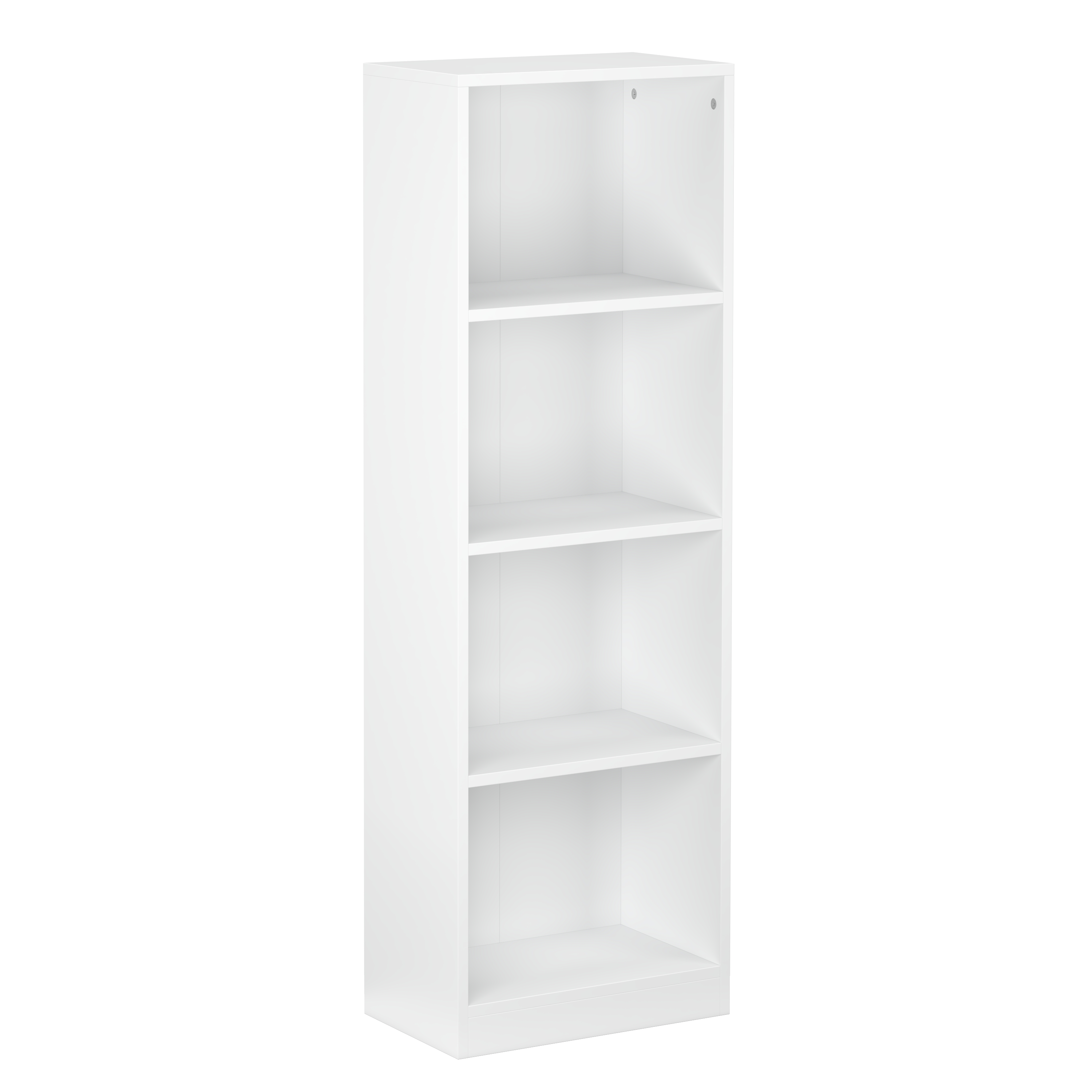 Bücherregal RENATA 4 Fächer 40 x 122 cm weiss