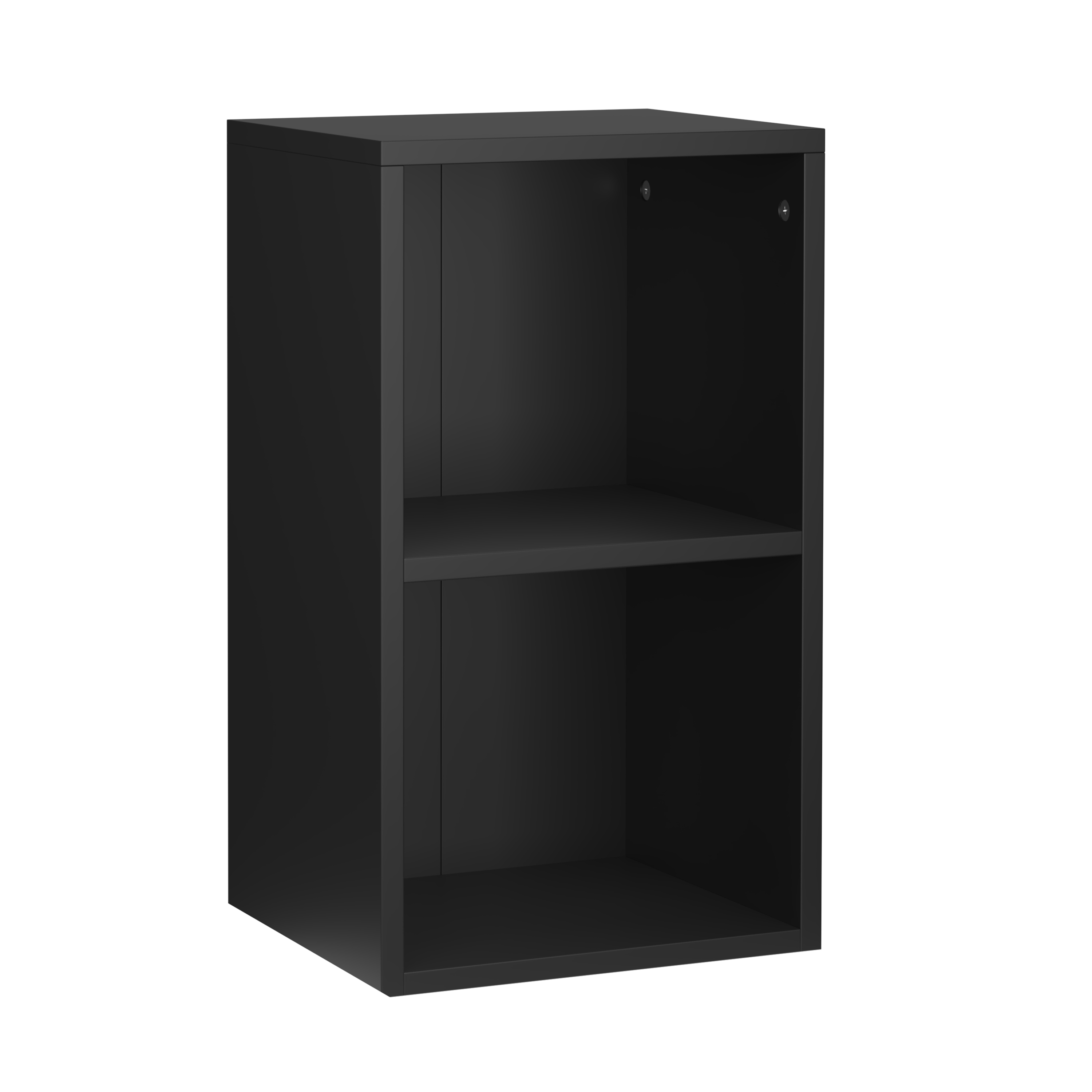 Bücherregal TAINARA 2 Fächer 30 x 54 cm schwarz