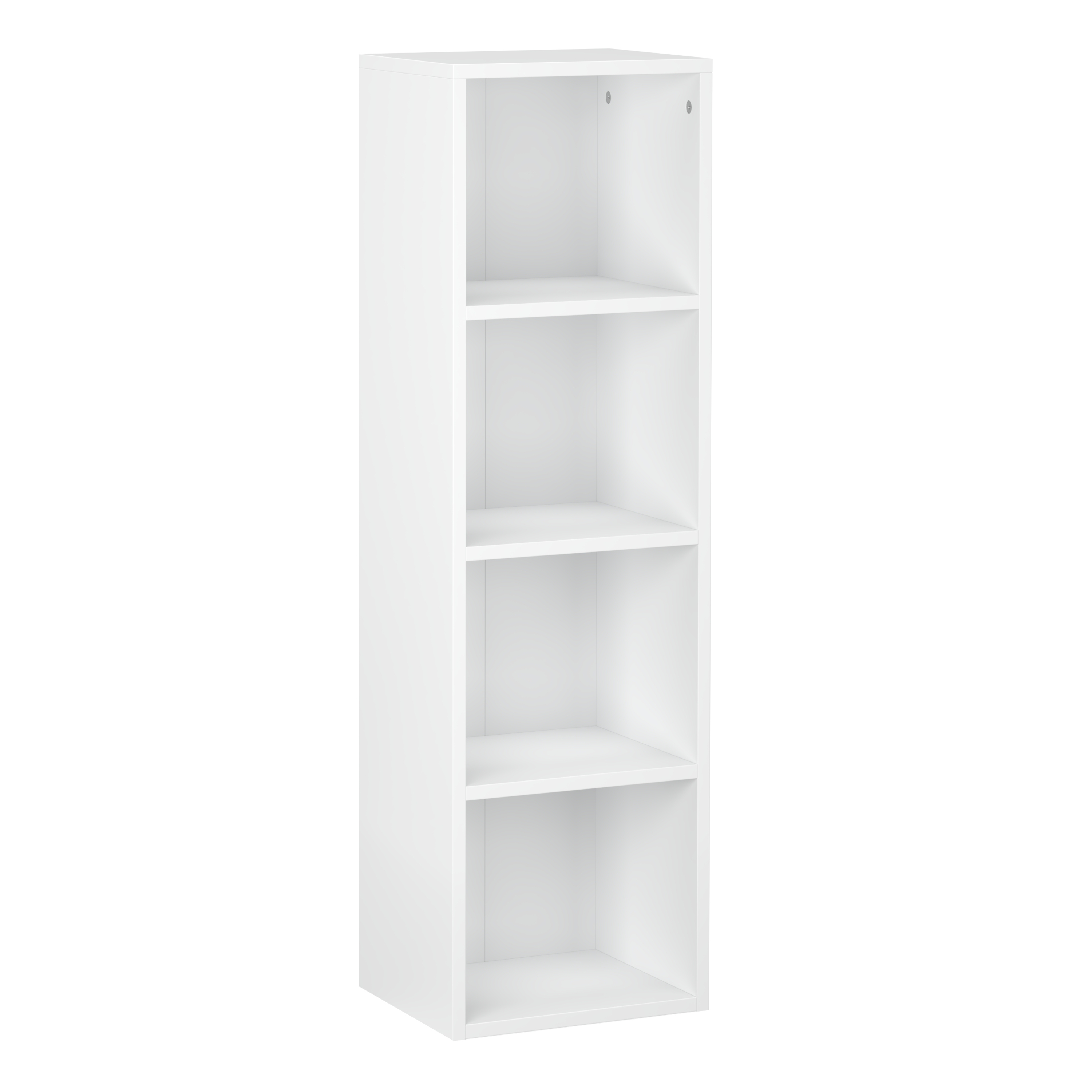 Bücherregal TAINARA 4 Fächer 30 x 106 cm weiss