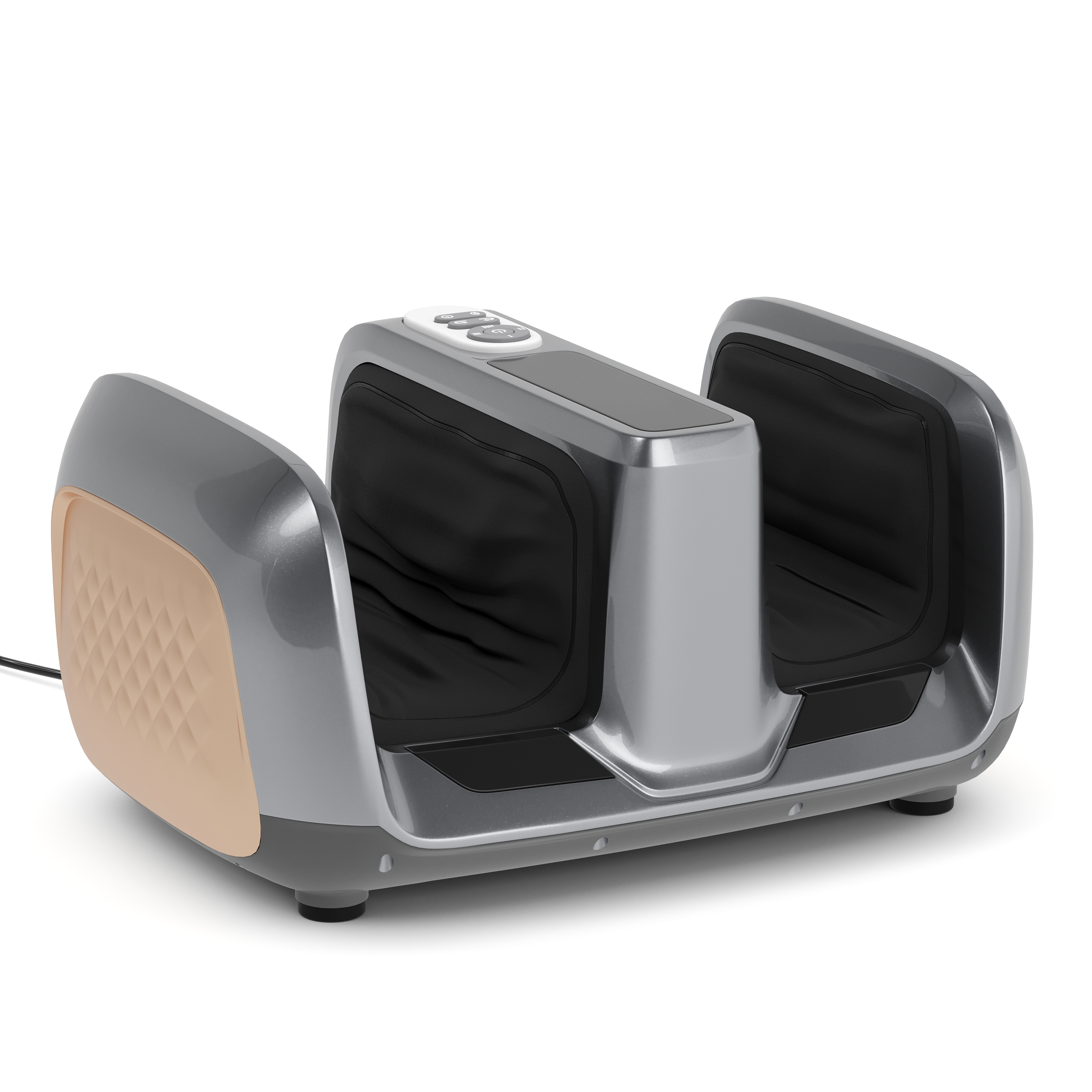 Fussmassagegerät mit Wärmefunktion grau/beige