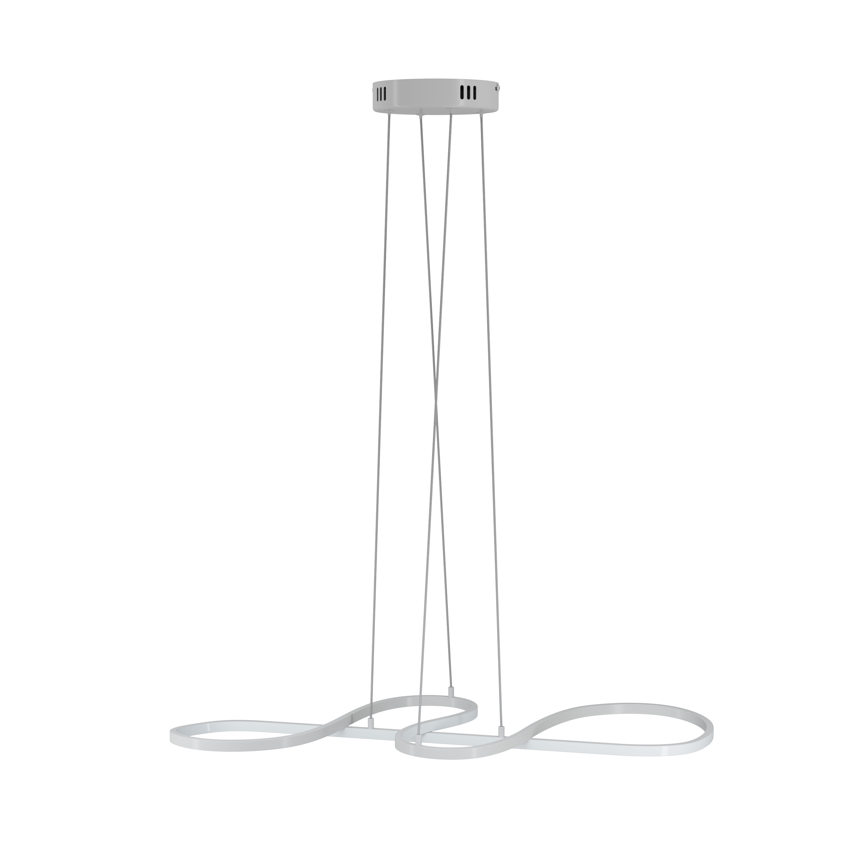 LED Hängelampe SVIT 75 x 32 cm weiss