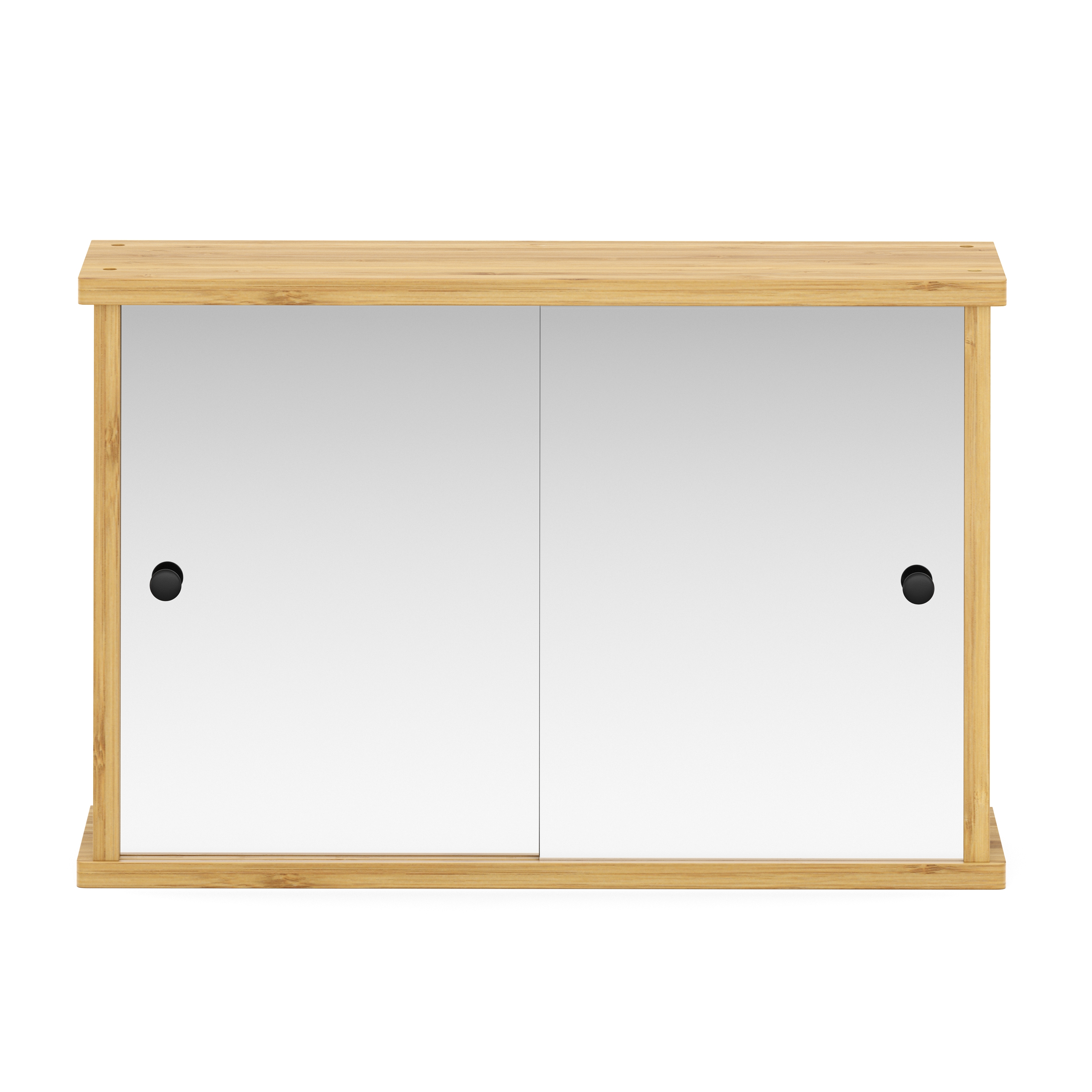 Spiegelschrank Badezimmer Bambus TULUM 55 x 14 x 36 cm | GONSER.CH