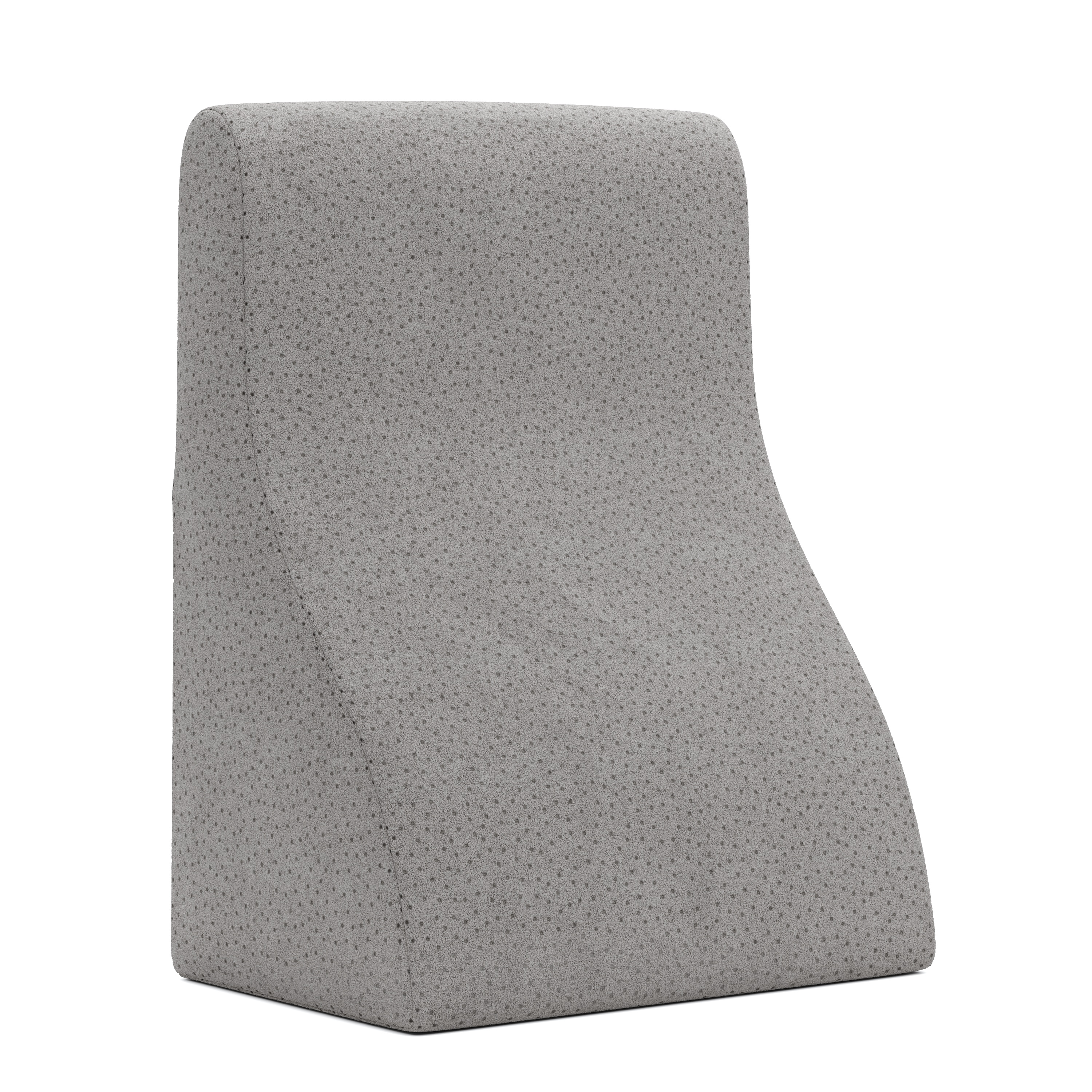 Keilkissen 63 x 32 x 46 cm grau