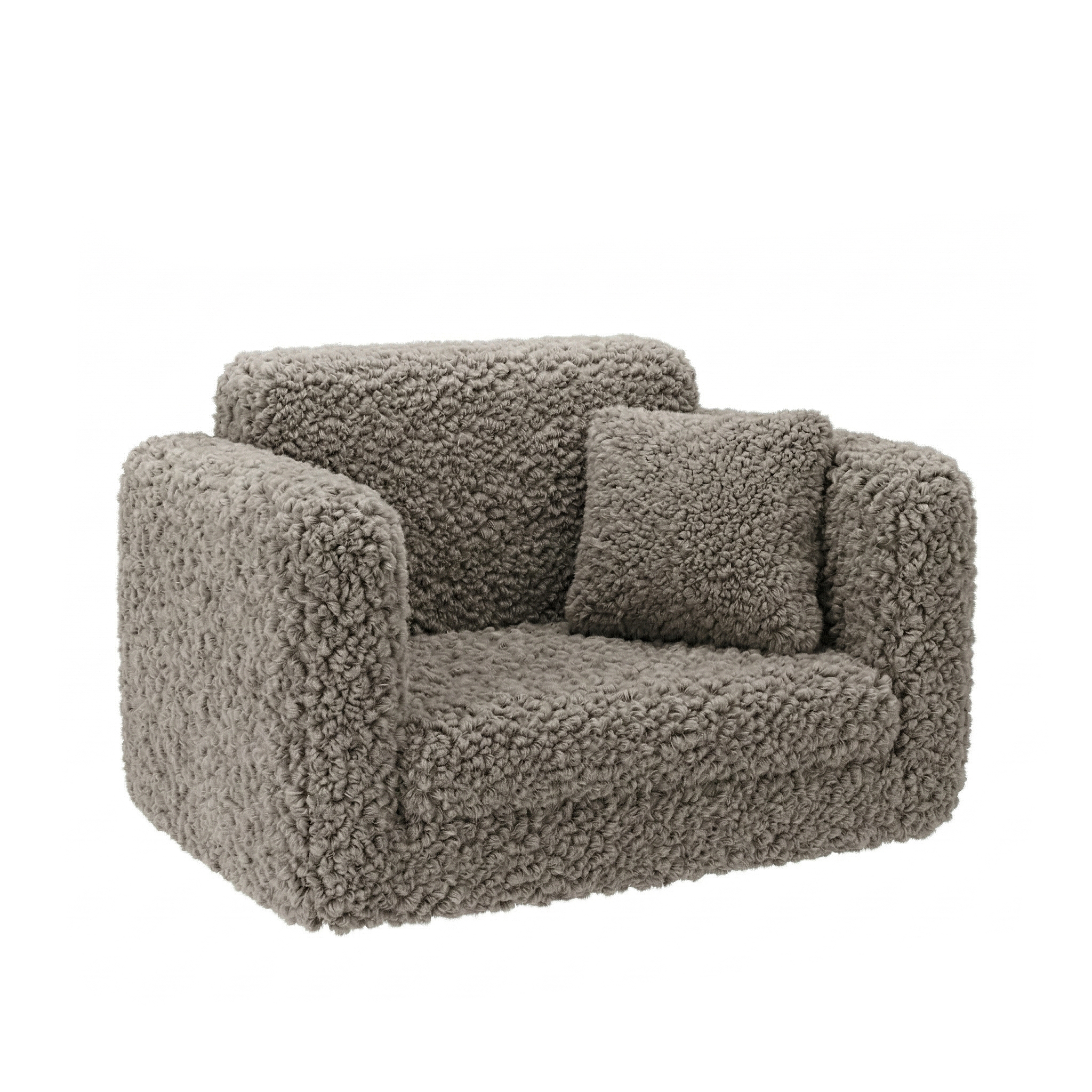 Kindersessel mit Liegefunktion PUFF grau