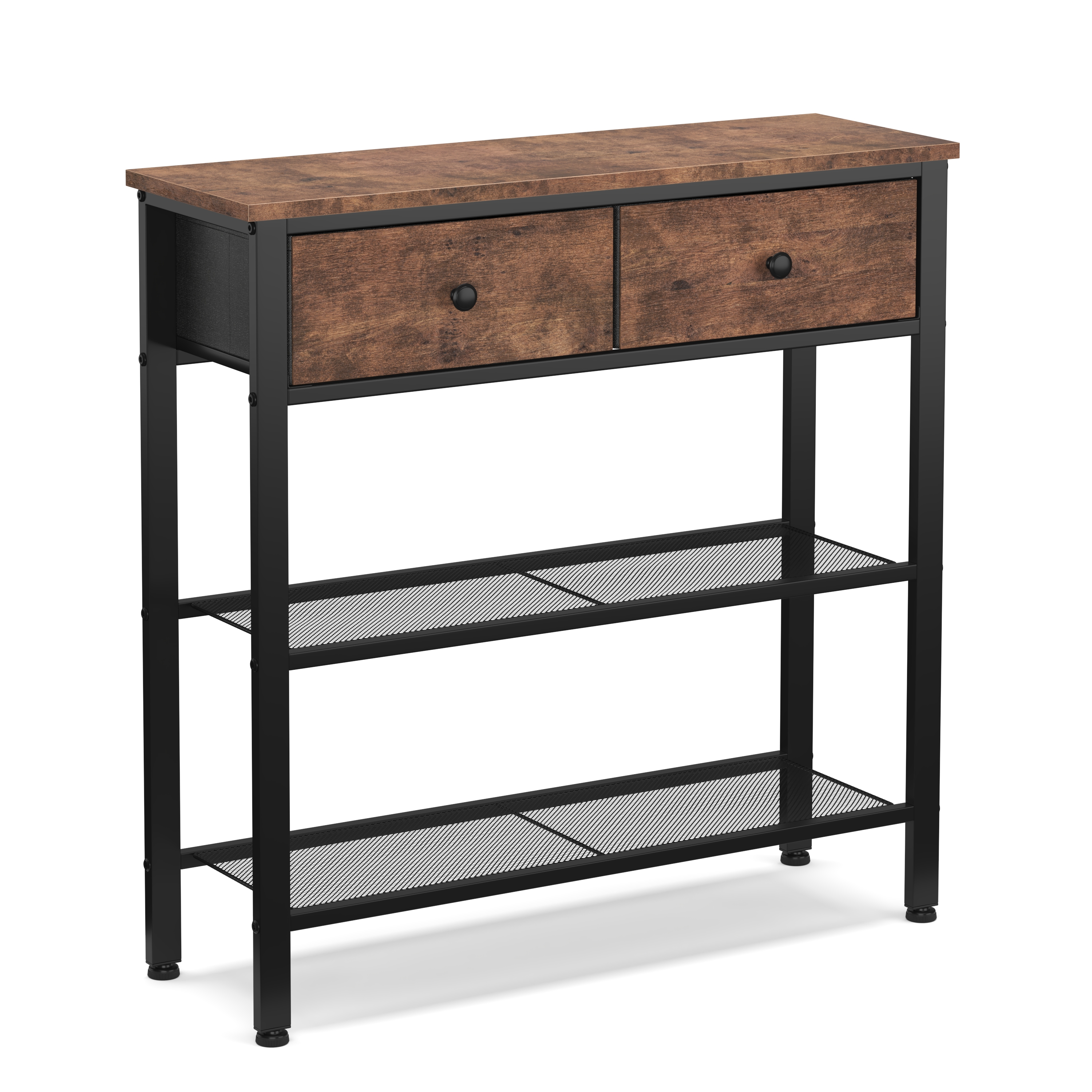 Konsolentisch Vintage BONITA mit Schubladen 75 x 75 cm