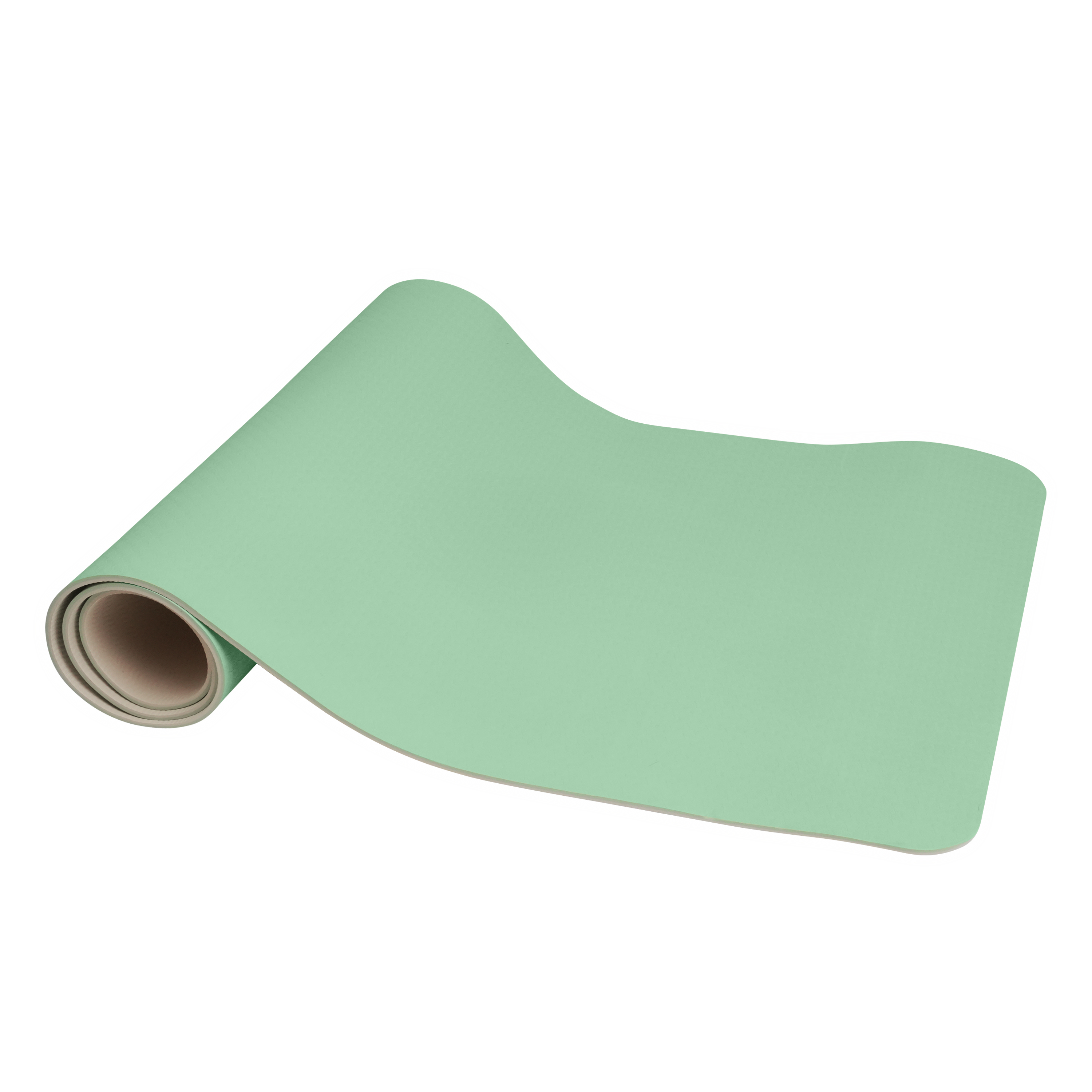 Yogamatte mit Tasche mint/beige 181 x 61 x 0.6 cm