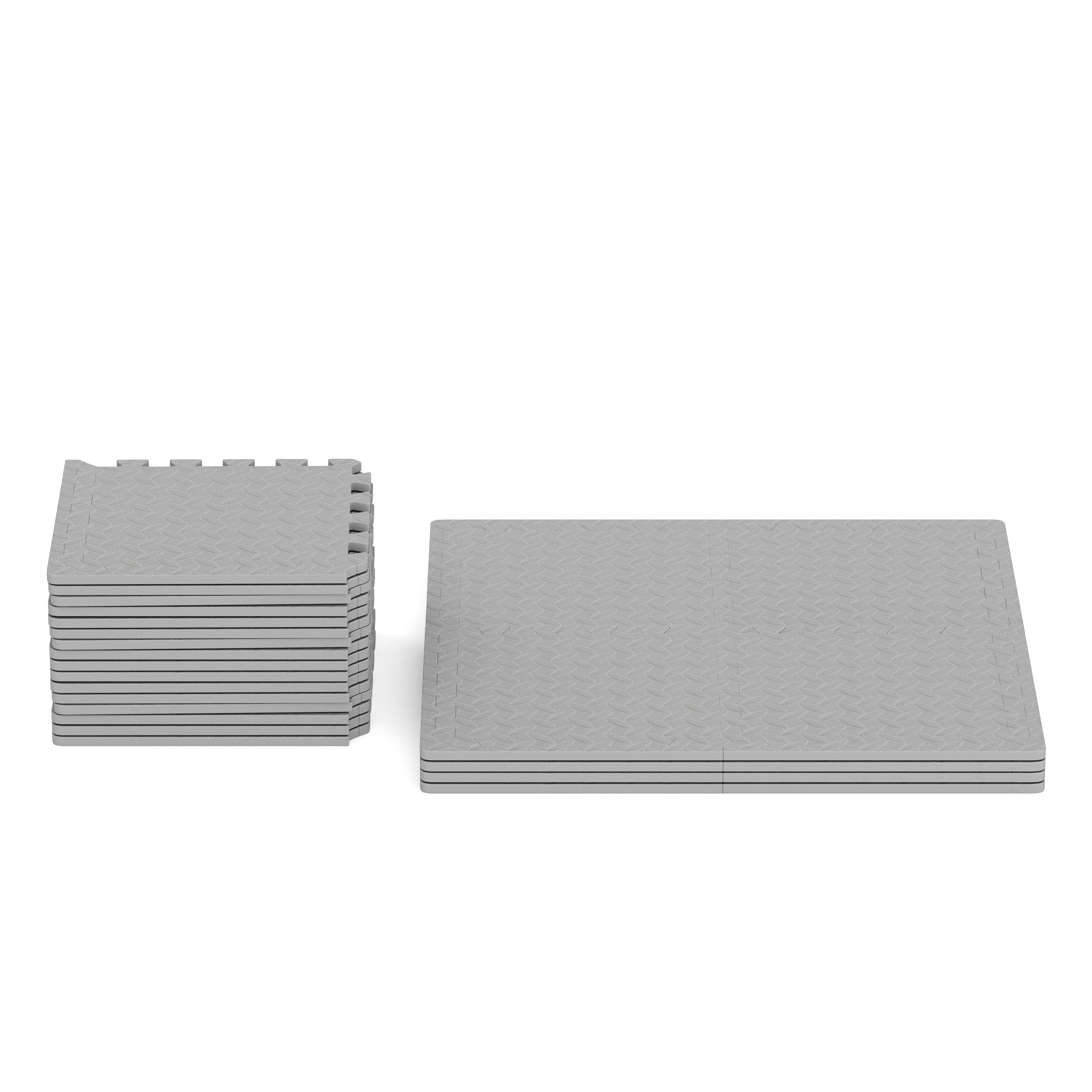 Bodenschutzmatte 30 x 30 cm 32er Set grau