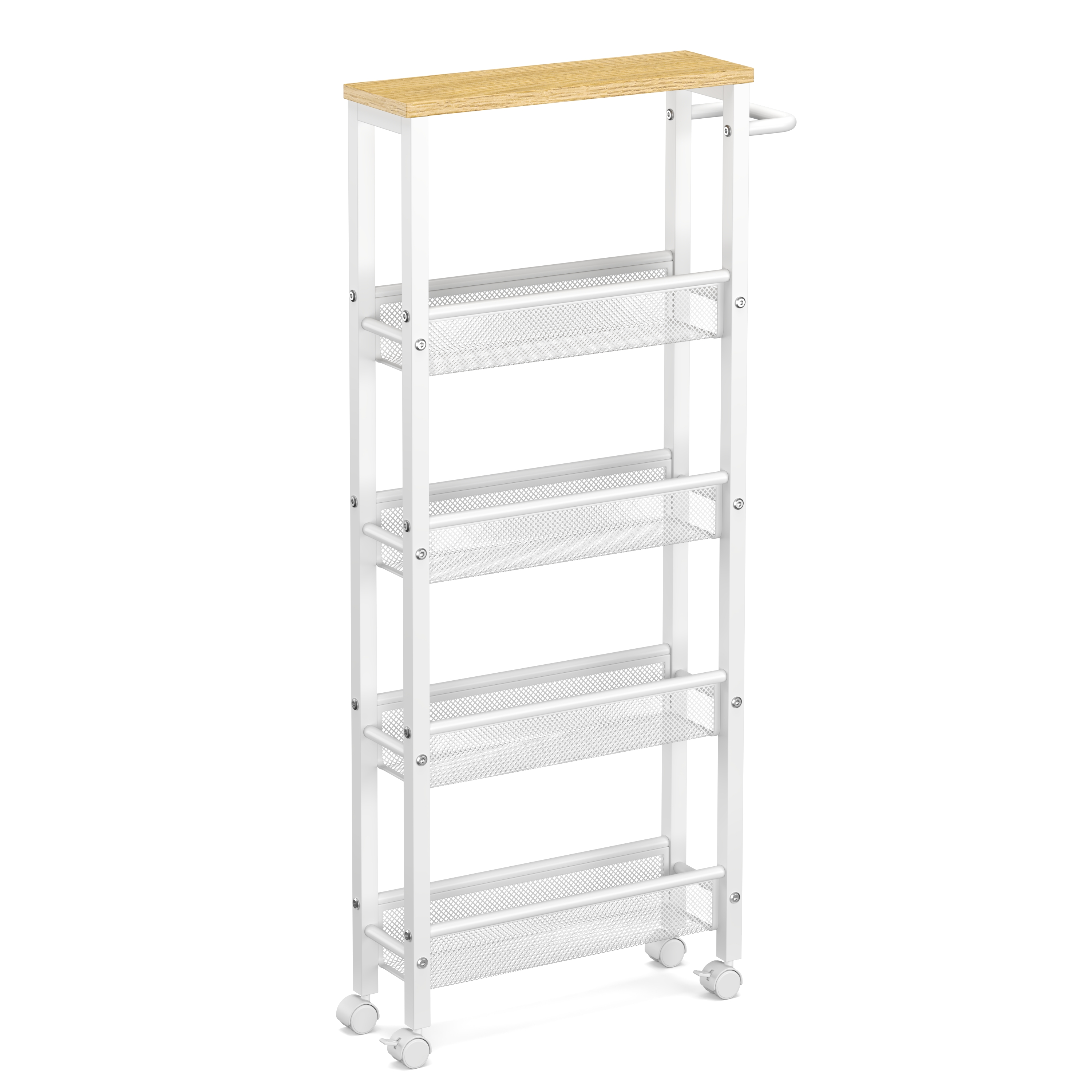 Servierwagen TARIN mit 5 Ablagen weiss