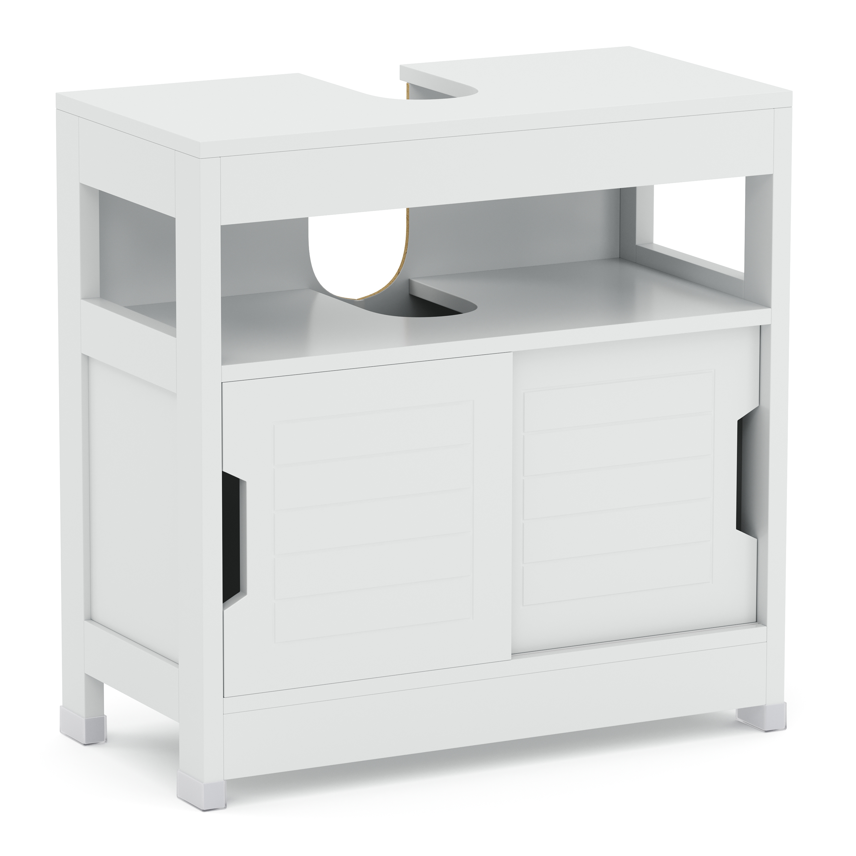 Waschbeckenunterschrank FORTUNA 60 x 30 x 60 cm weiss