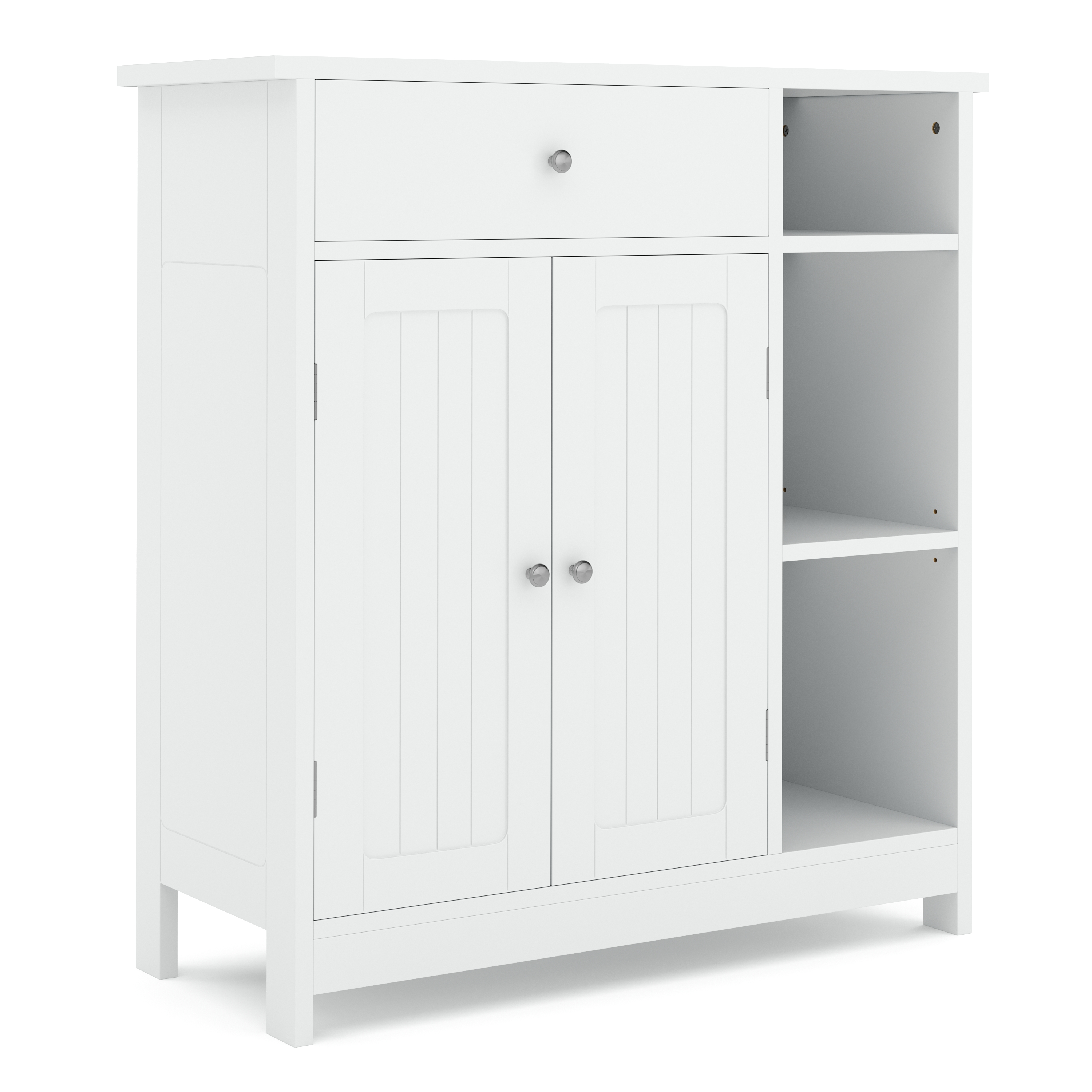 Badezimmerschrank FONTANA 75 x 30 x 80 cm weiss