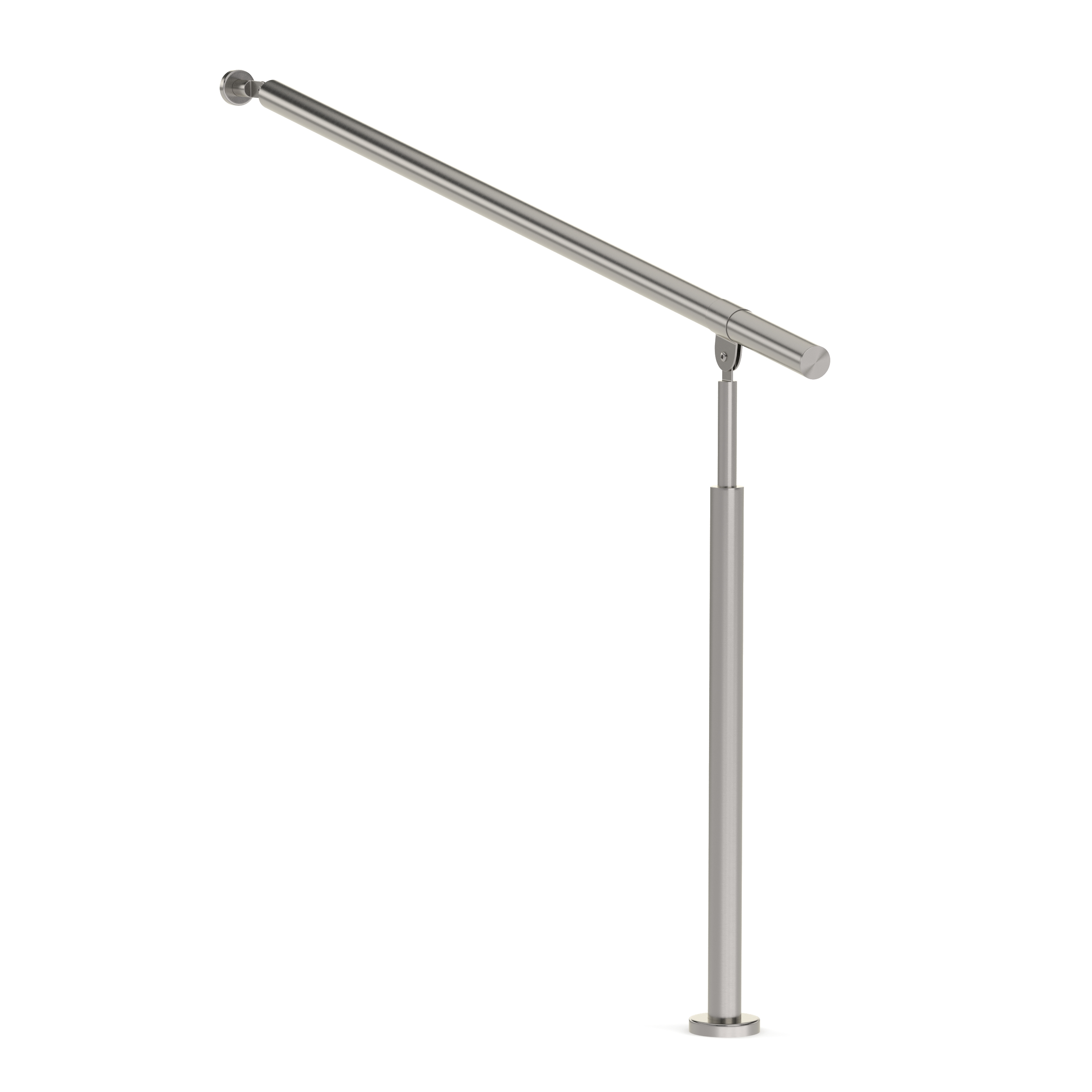 Treppengeländer Handlauf Edelstahl 150 x 90 cm