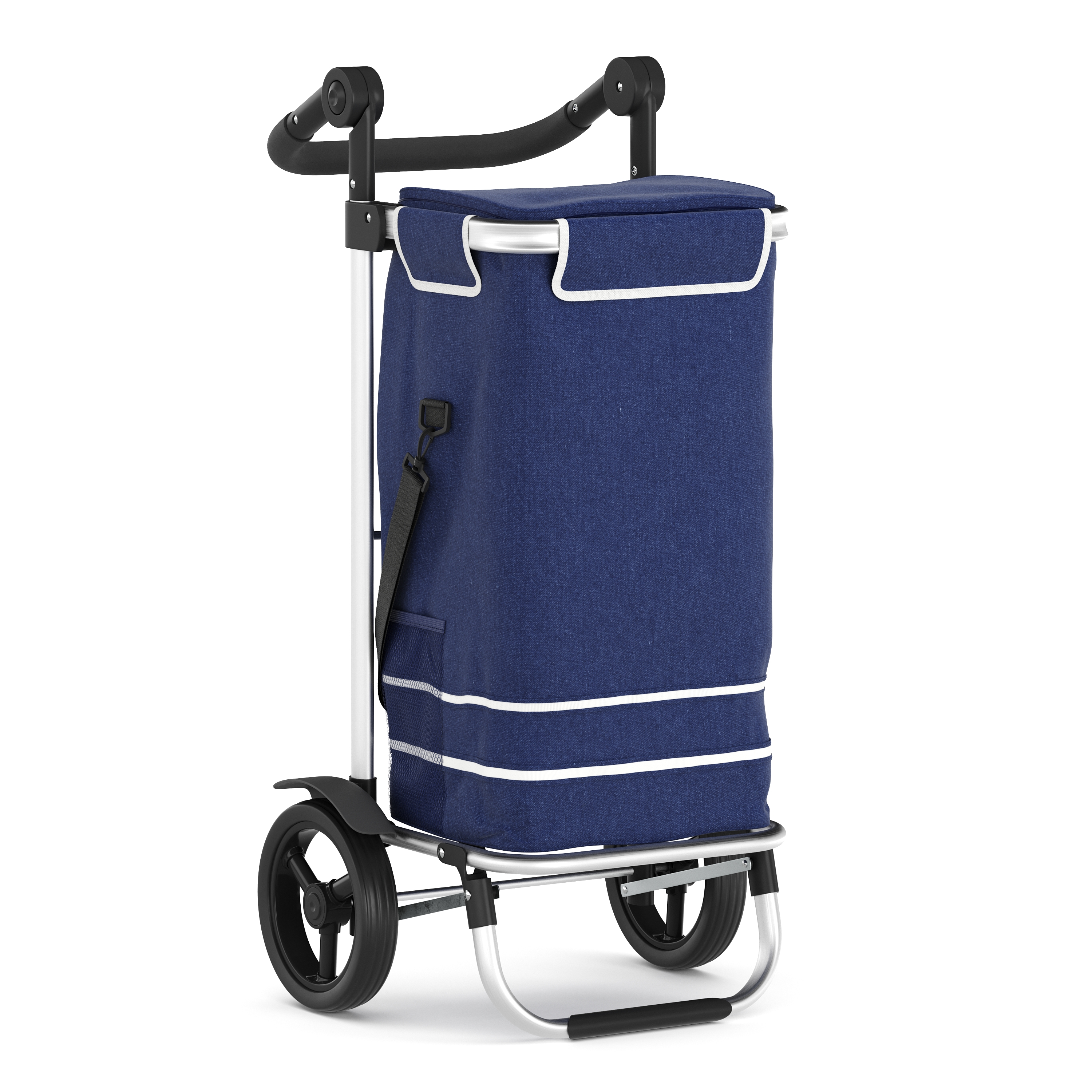 Einkaufstrolley faltbar SWEN 41L dunkelblau