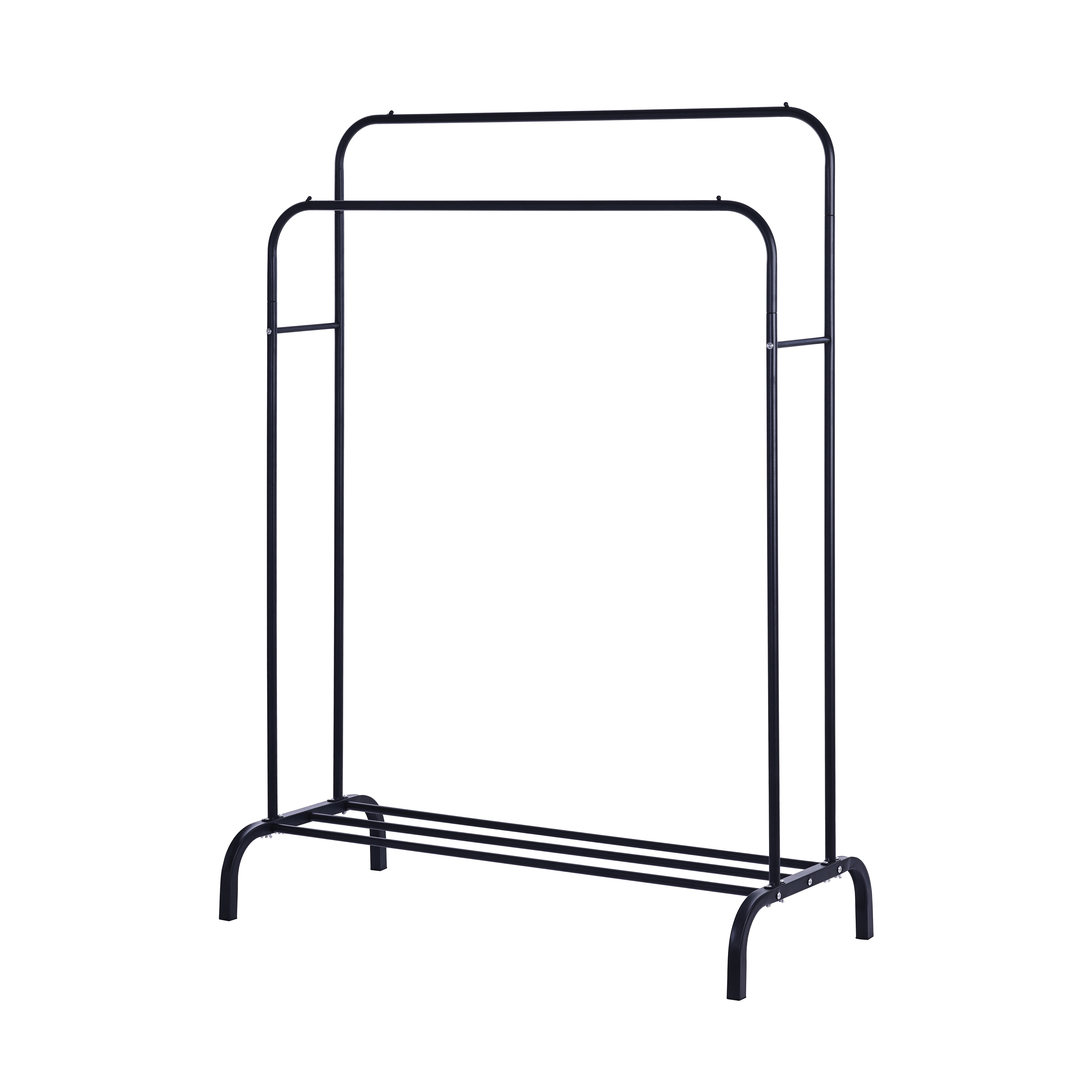 Image of Kleiderständer 2 Stangen bis 40 kg schwarz