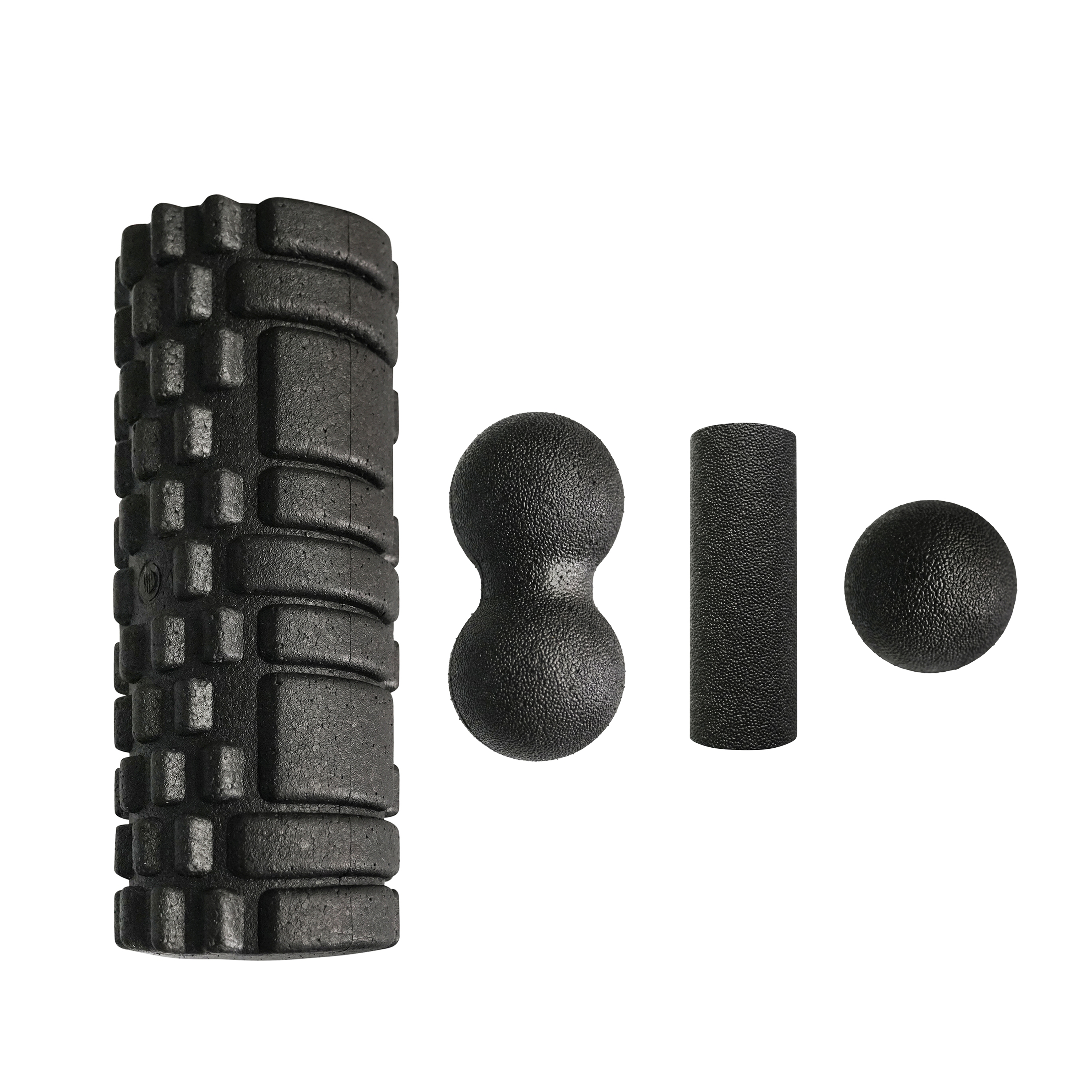 Faszienrolle Set 5-teilig schwarz