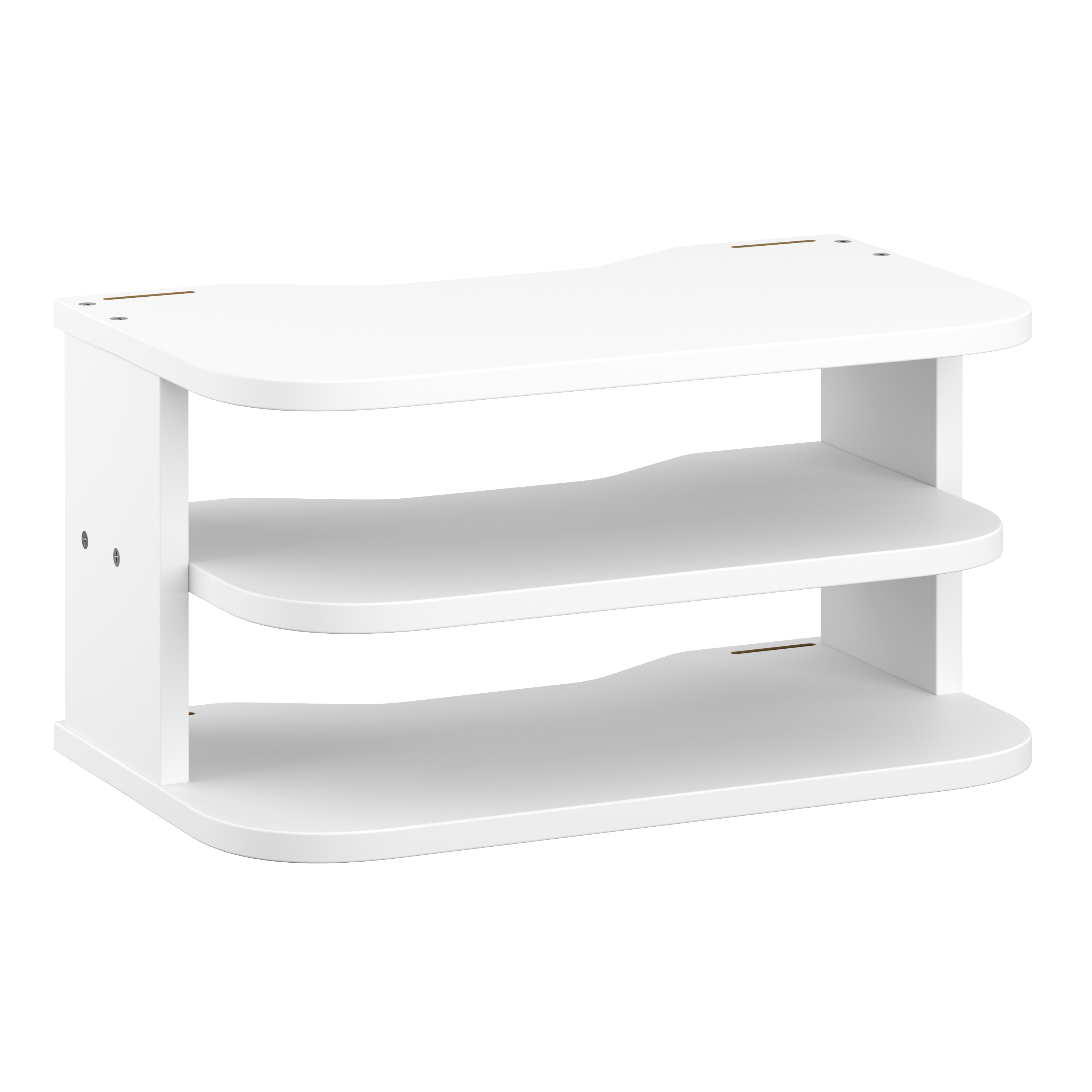 Wandregal für Multimedia 33 x 20 x 17 cm weiss