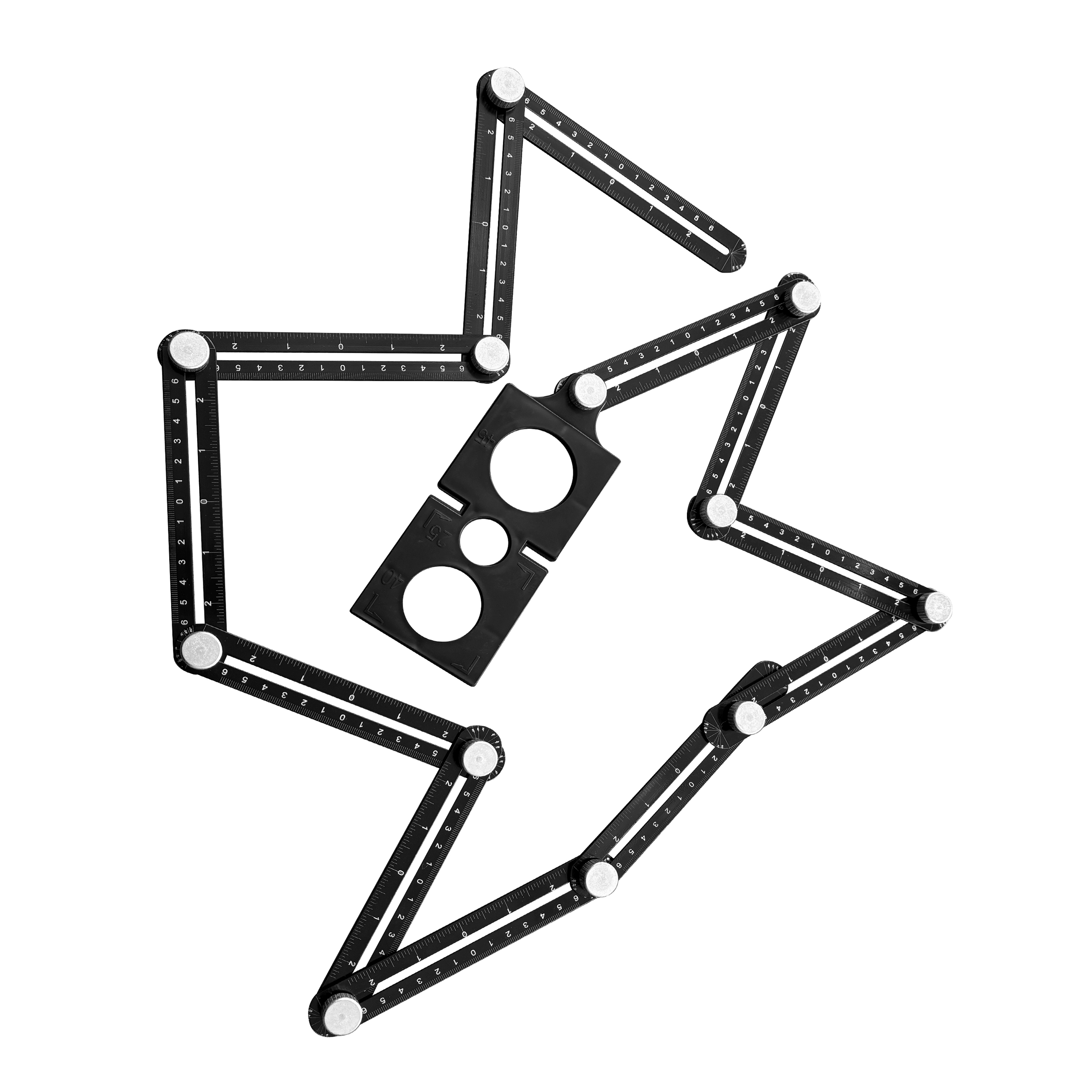 Winkelschablone 12-teilig