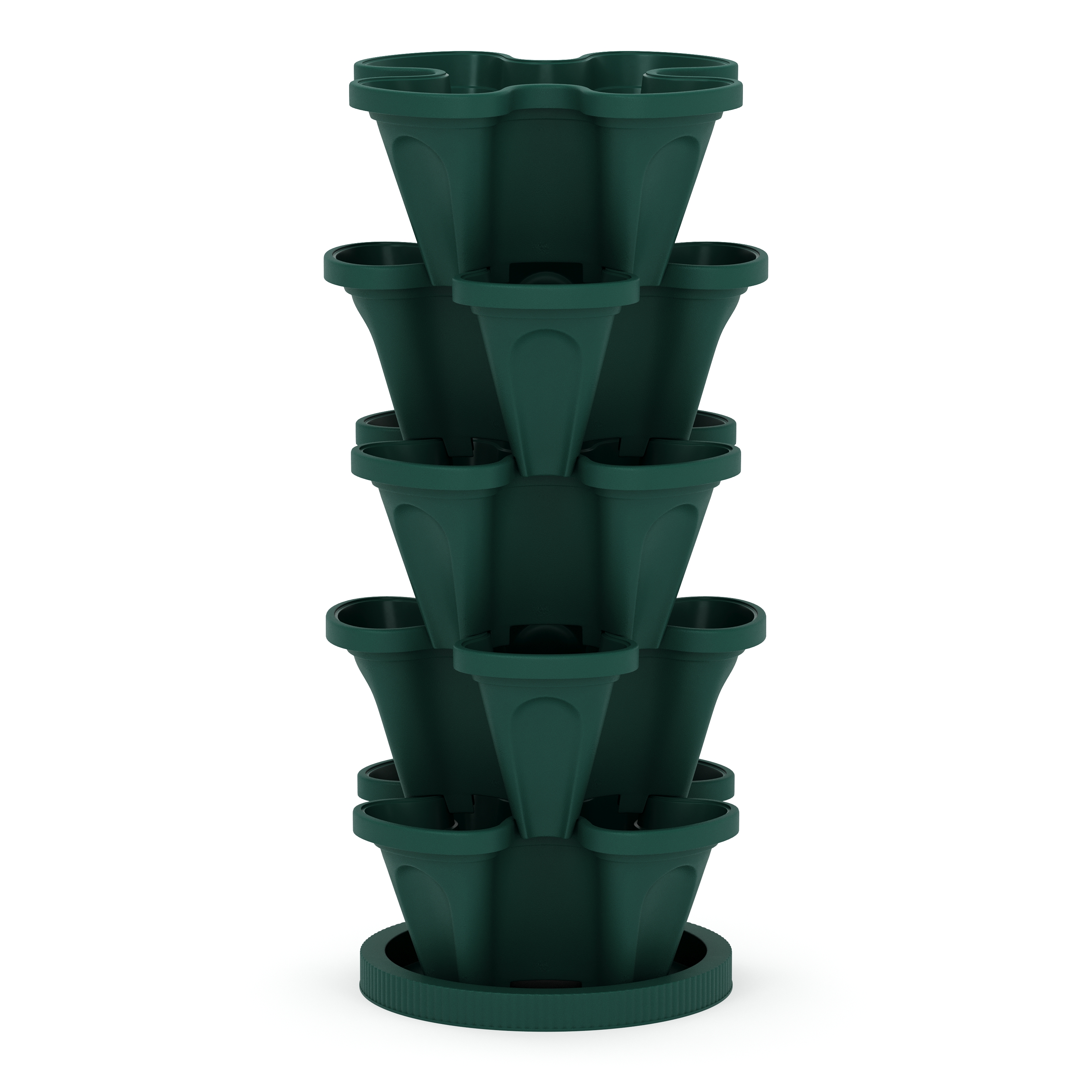 Image of Pflanzenturm 5 Ebenen 35 x 69 cm grün