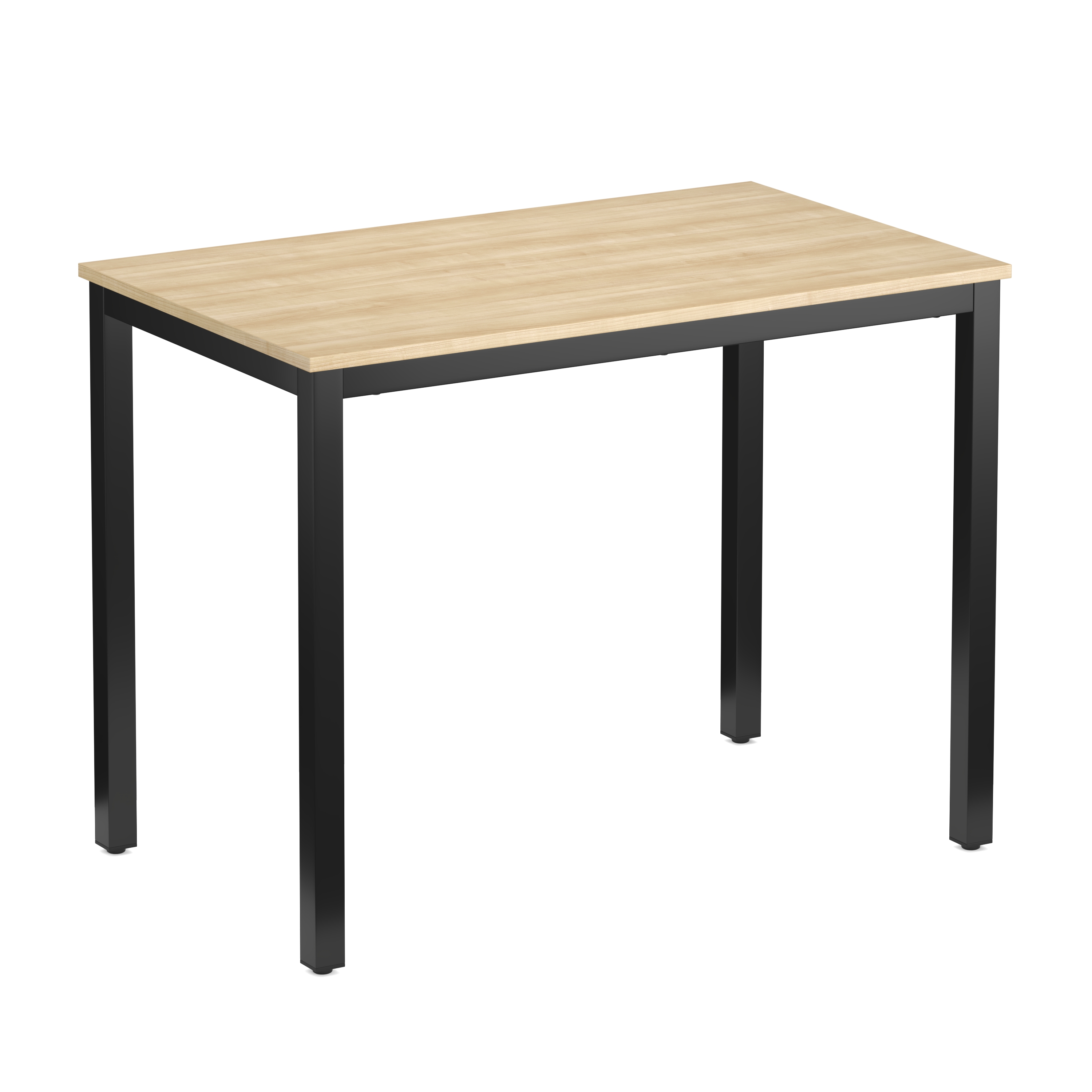 Schreibtisch THEO 100 x 60 x 75 cm braun/schwarz