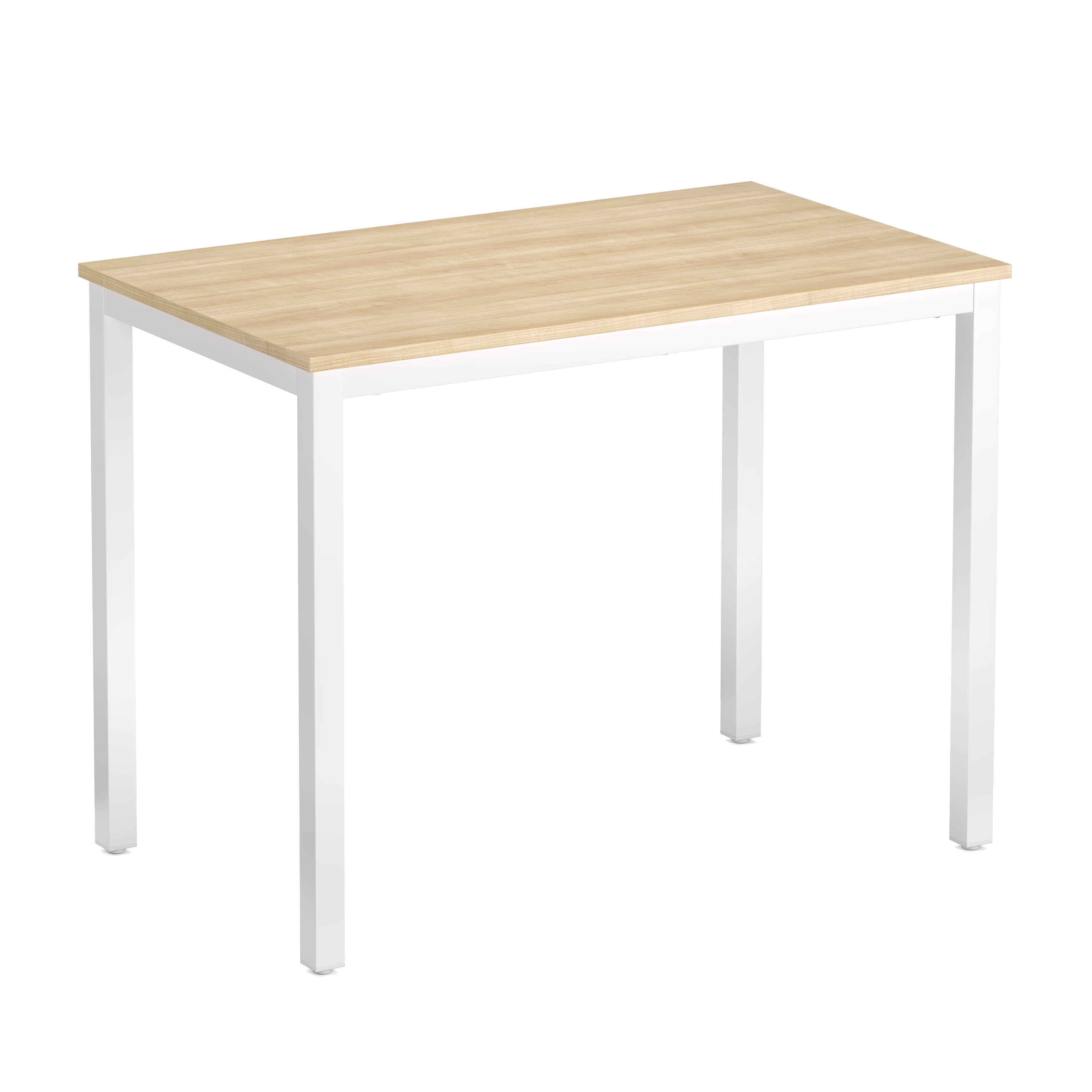 Schreibtisch THEO 100 x 60 x 75 cm braun/weiss