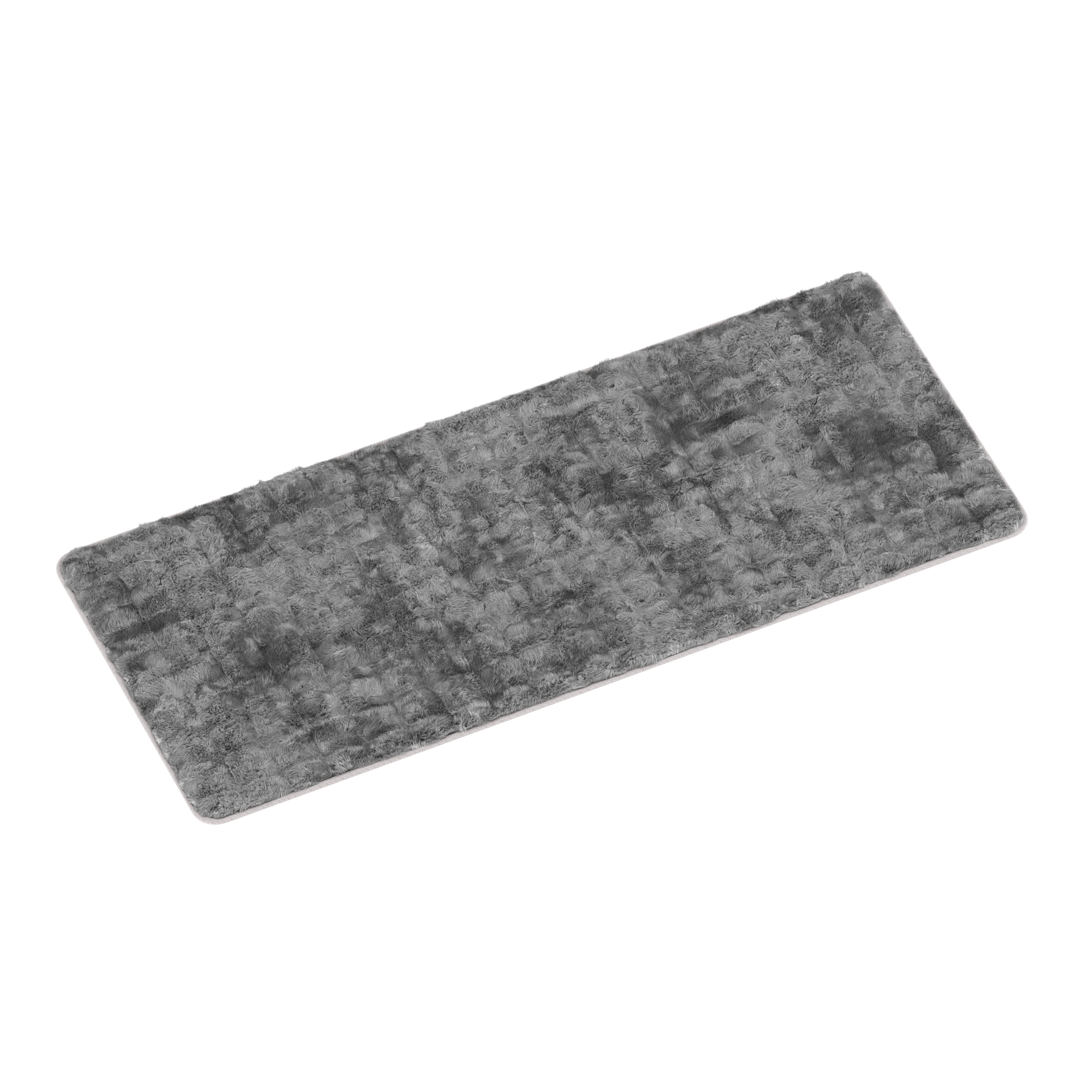 Sofabezug Sofaschoner Kunstfell 70 x 180 cm anthrazit