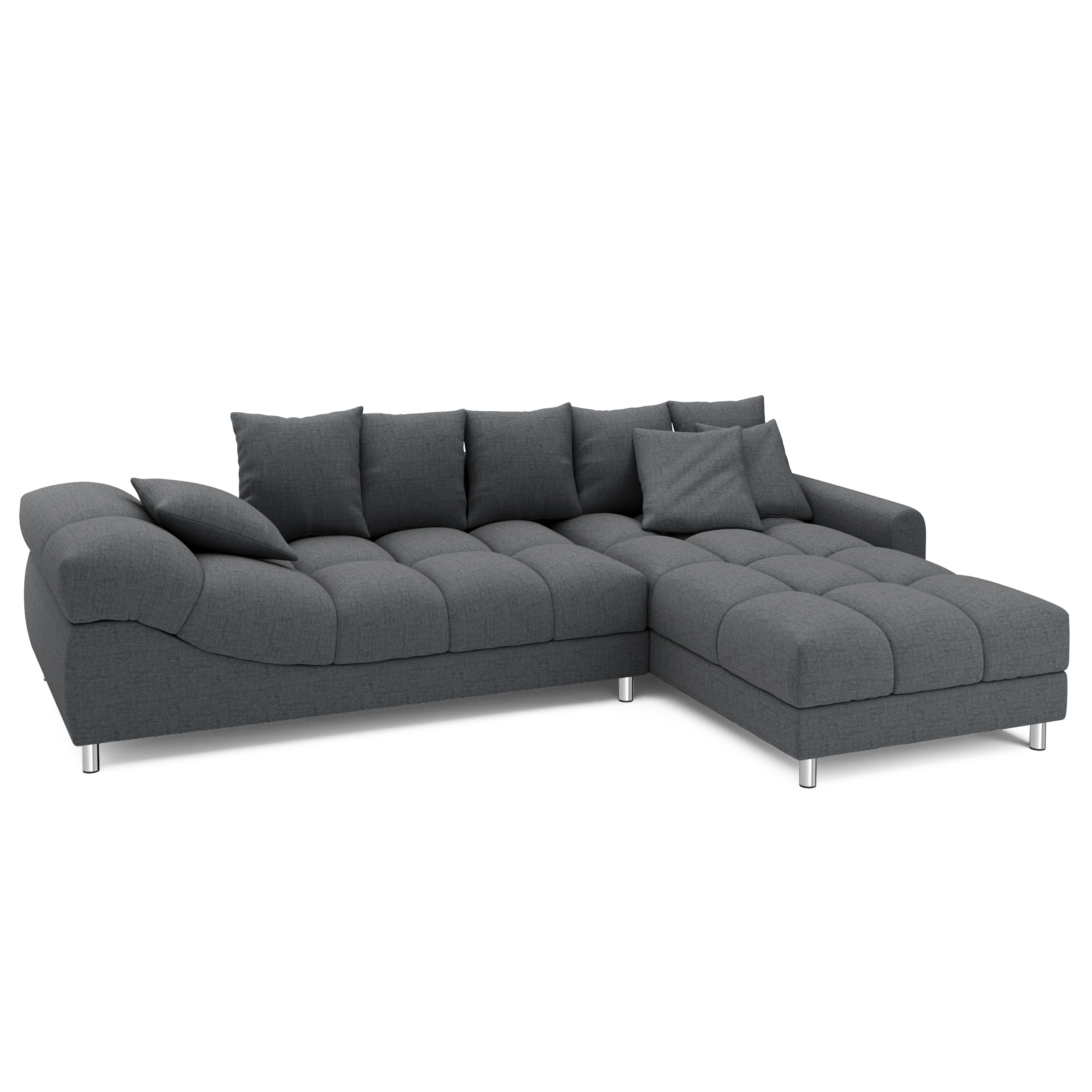 Ecksofa SUMMER rechts anthrazit