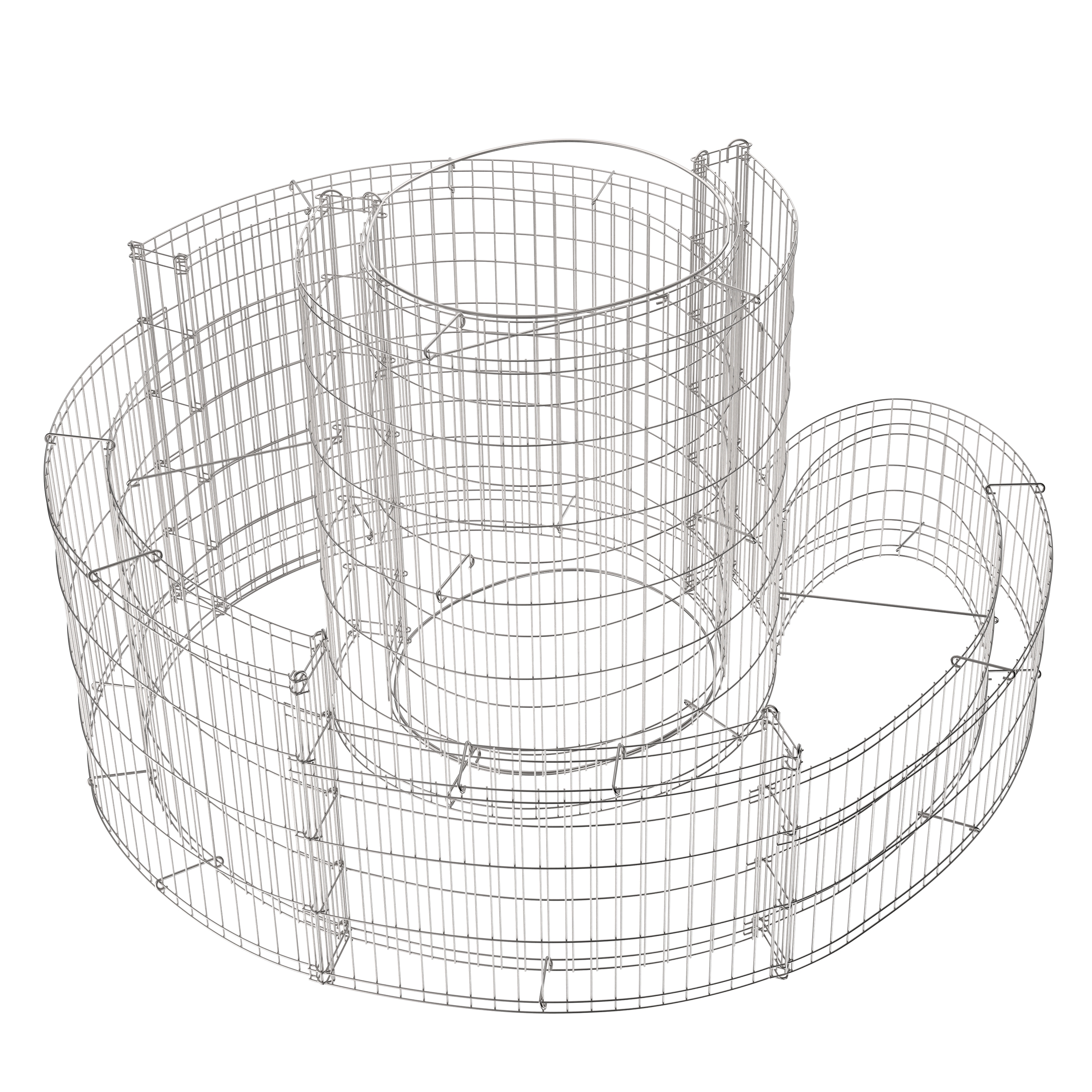 Gabione Kräuterspirale 90 x 110 x 60 cm