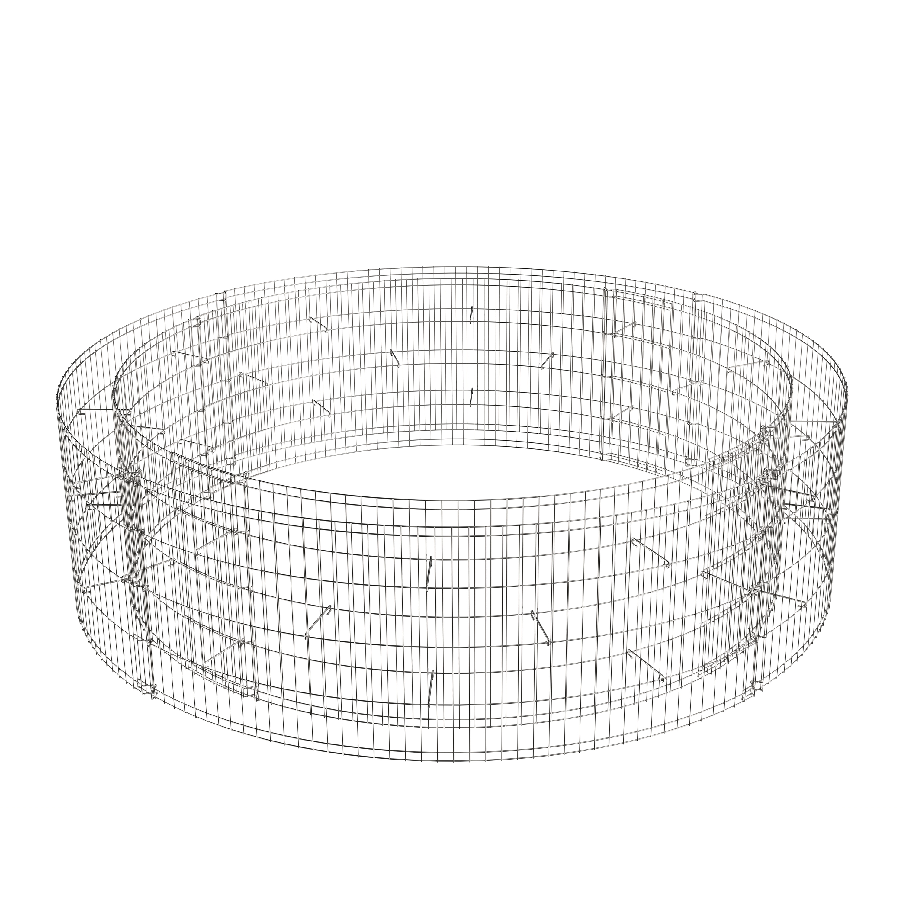 Gabione Hochteich 146 x 126 x 40 cm