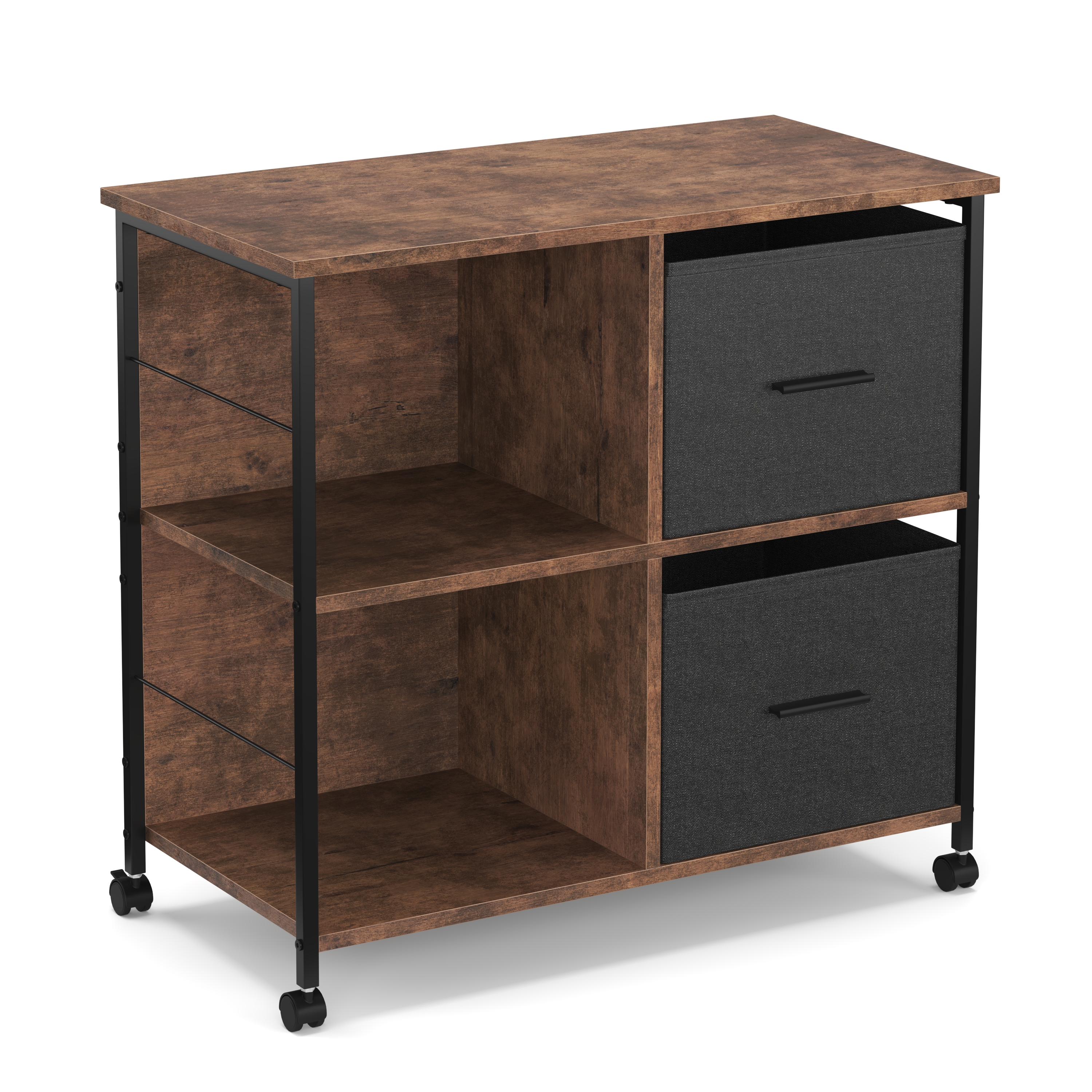 Korpus Vintage BONITA 74 x 69 x 38 cm 2 Stoffschubladen