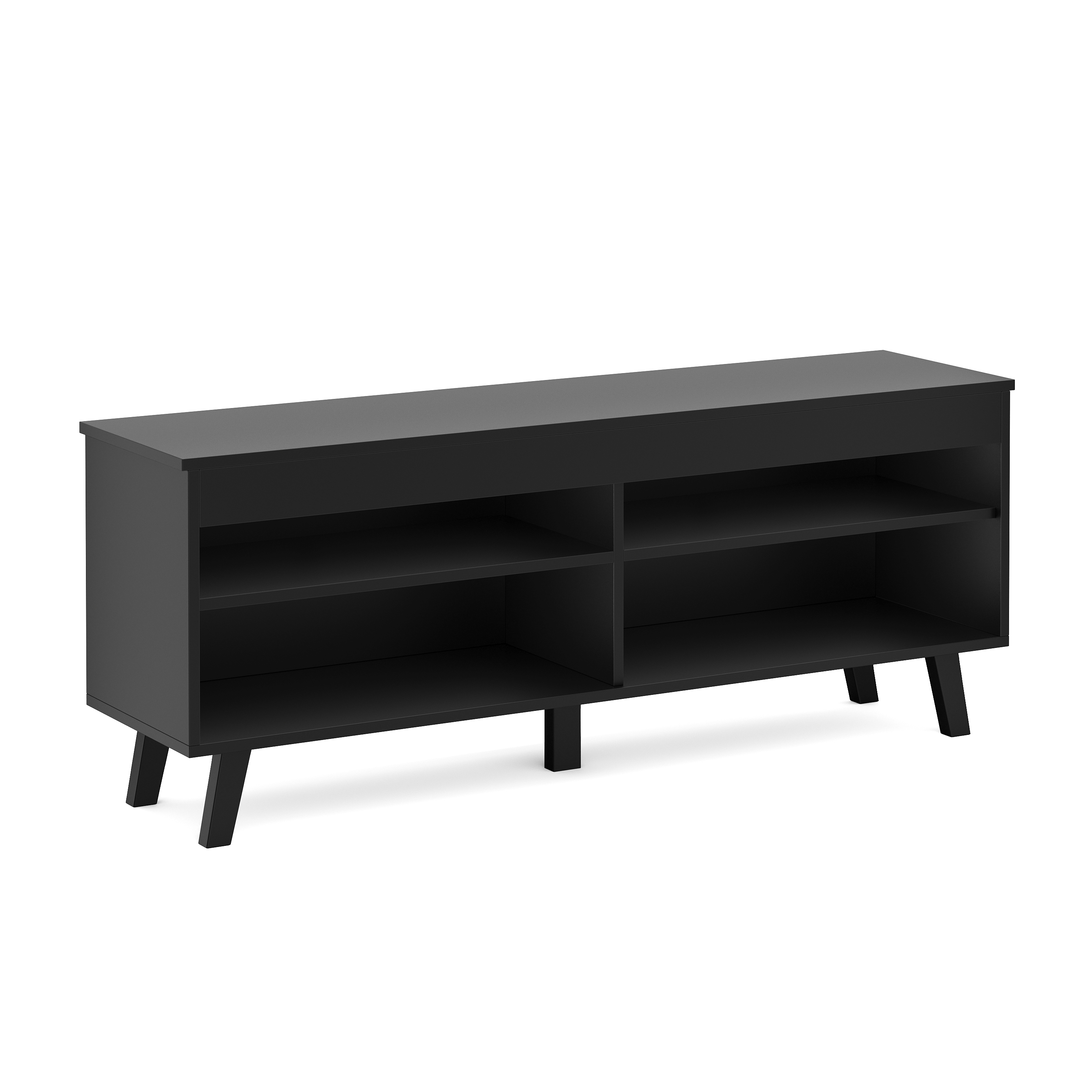 TV Möbel LILLY 150 x 38 x 59 cm schwarz