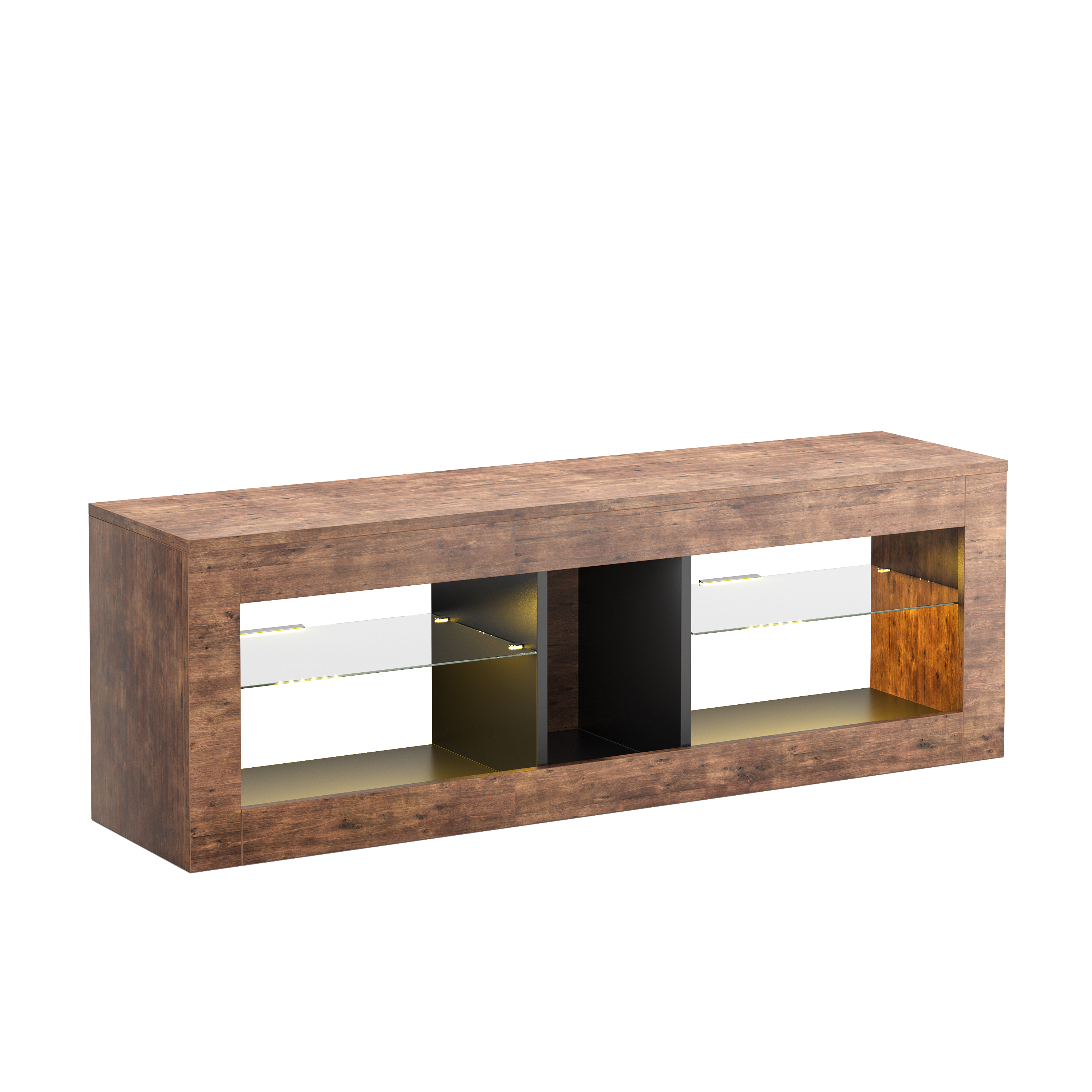 TV Möbel Vintage BONITA LED 140 x 35 x 47 cm