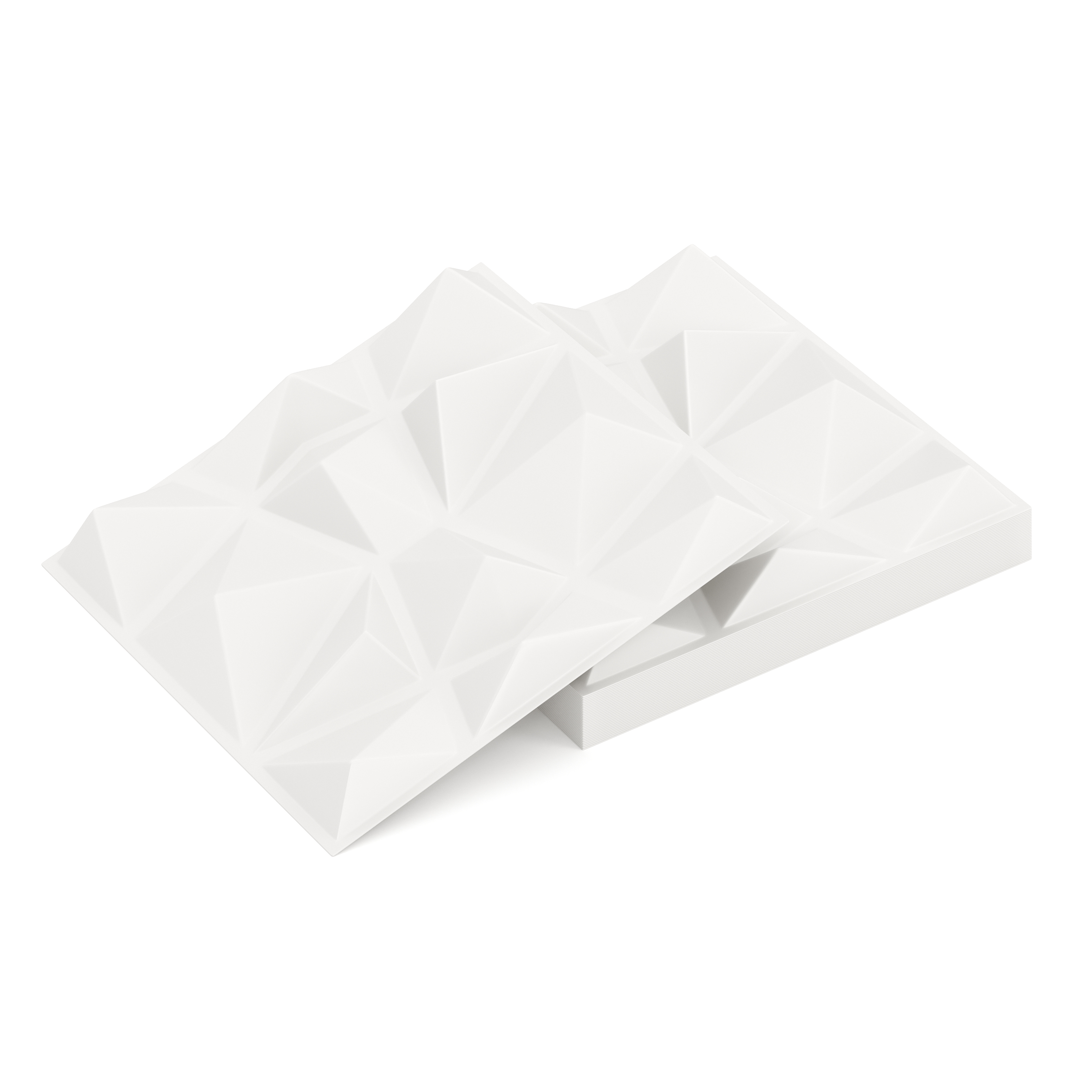 3D Wandpaneel 33er Set weiss