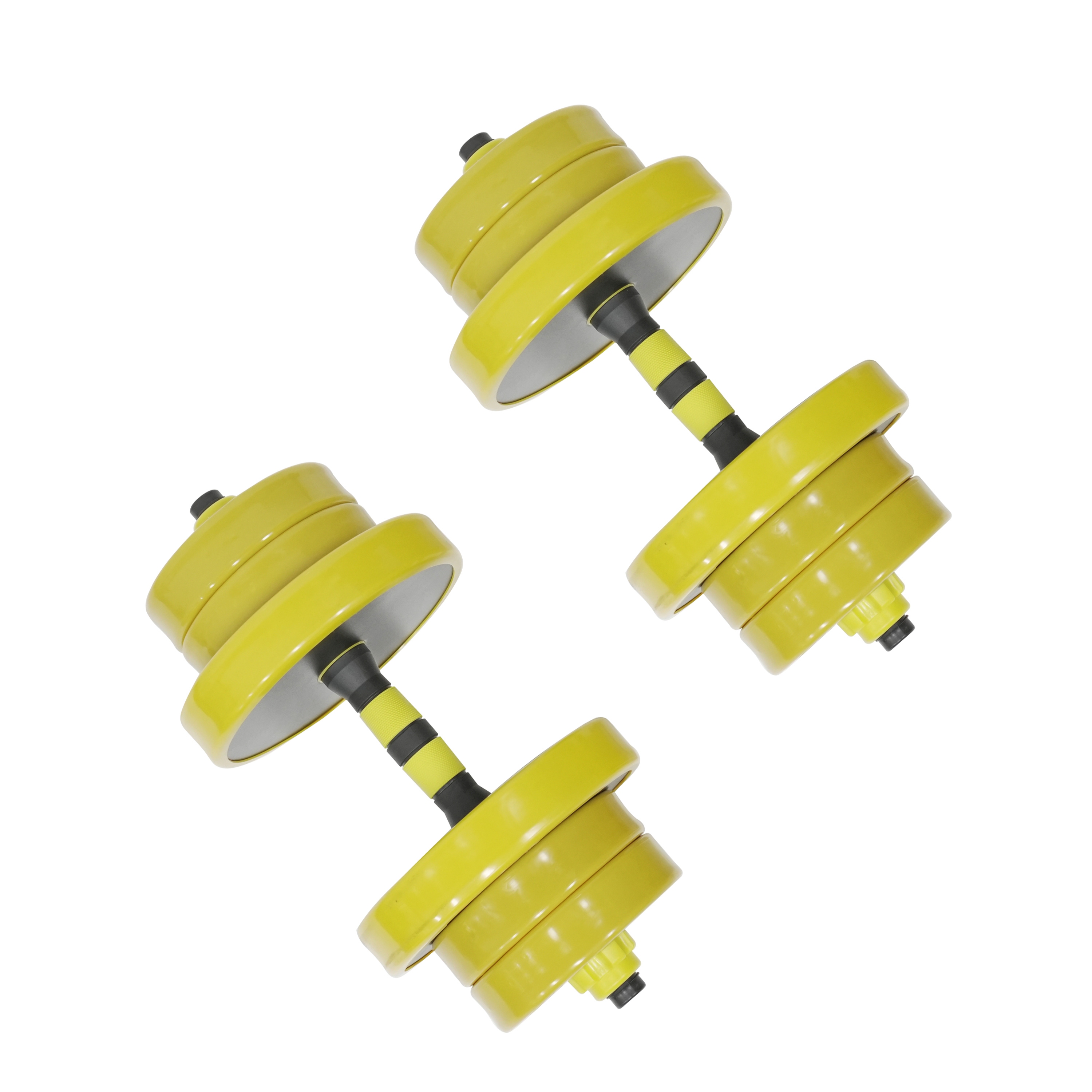 Kurzhantel Set gelb 2 x 10 kg