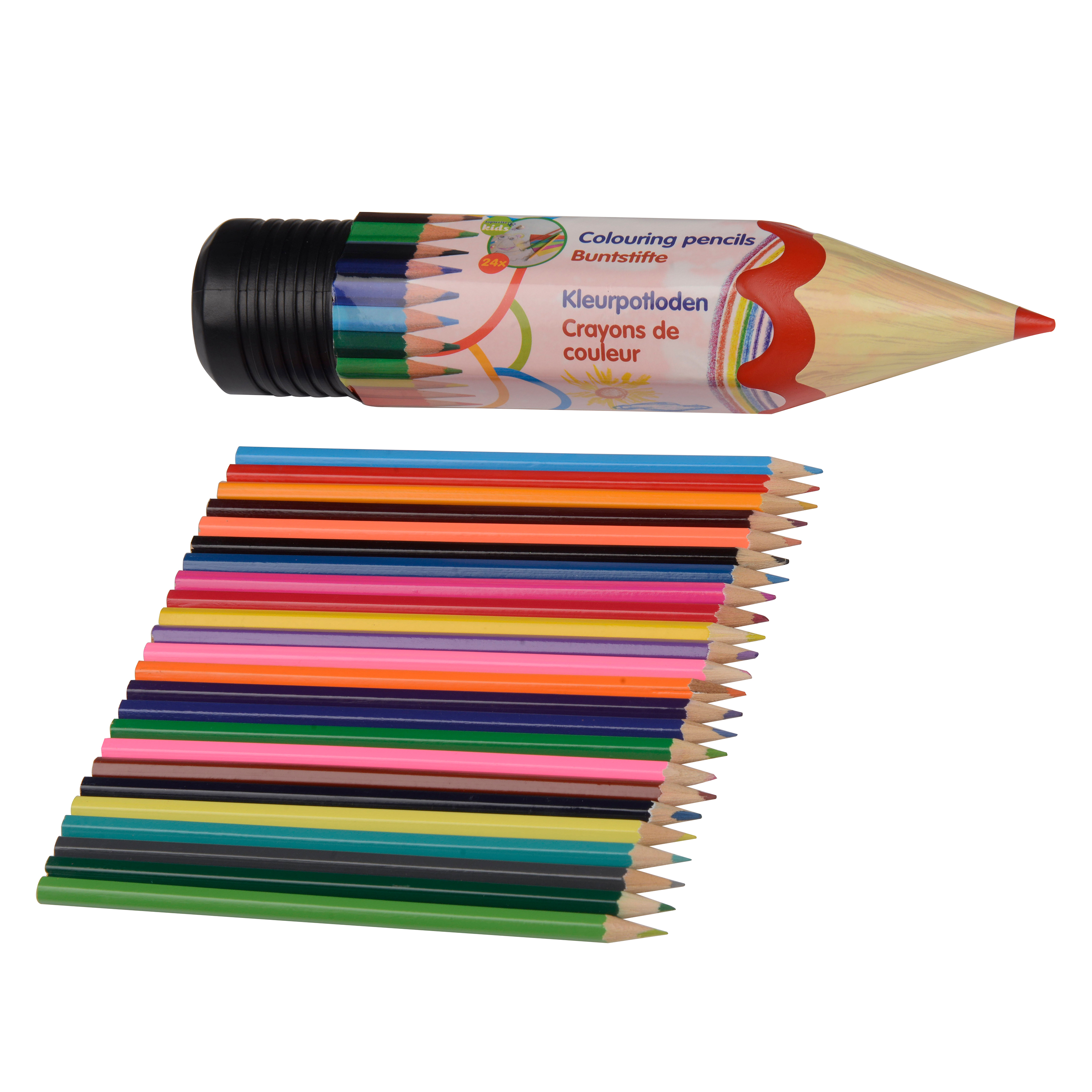 Farbstifte Set 24-teilig bunt