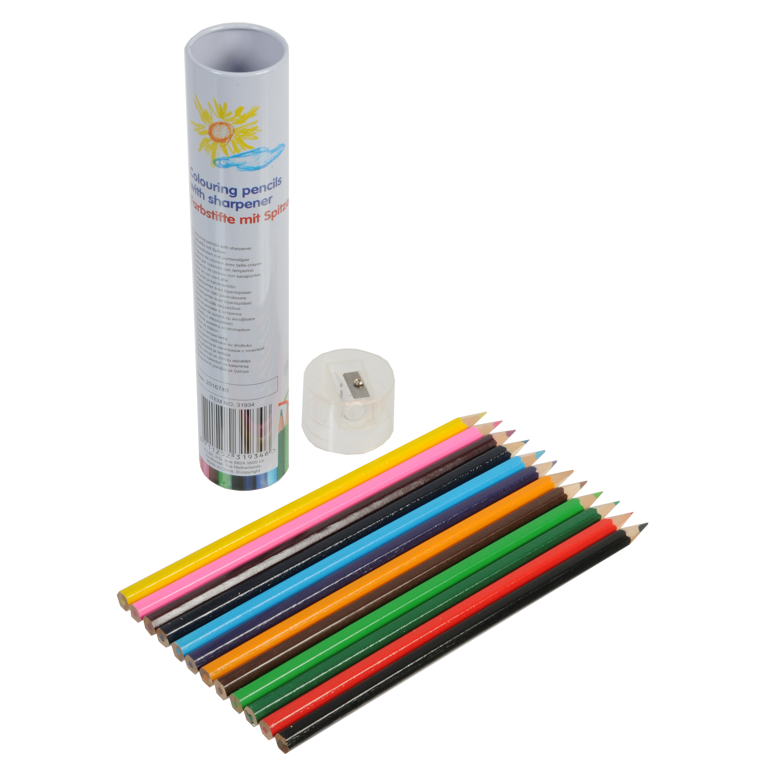 Farbstifte Set 13-teilig bunt