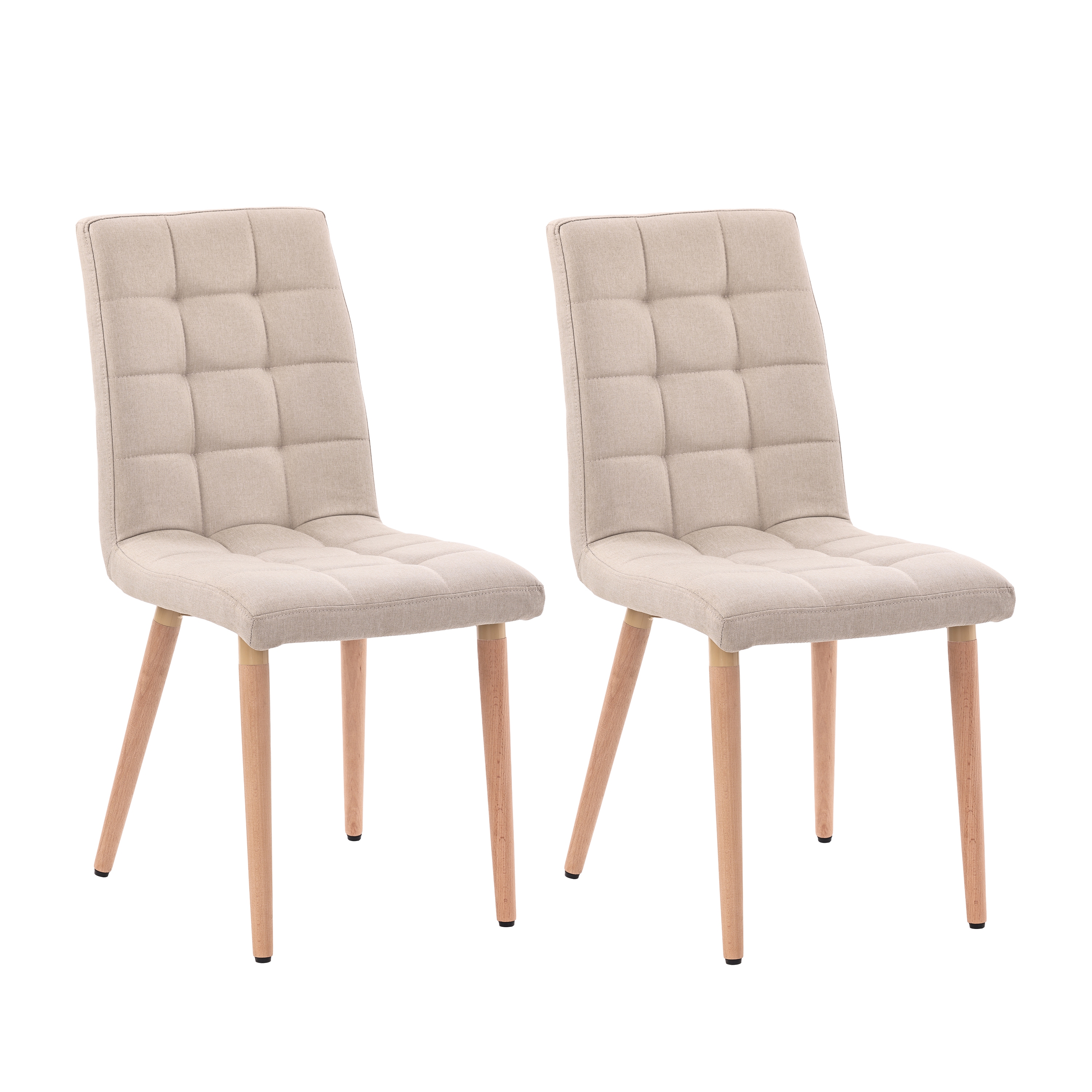 Esszimmerstuhl MAGNUS 2er Set beige