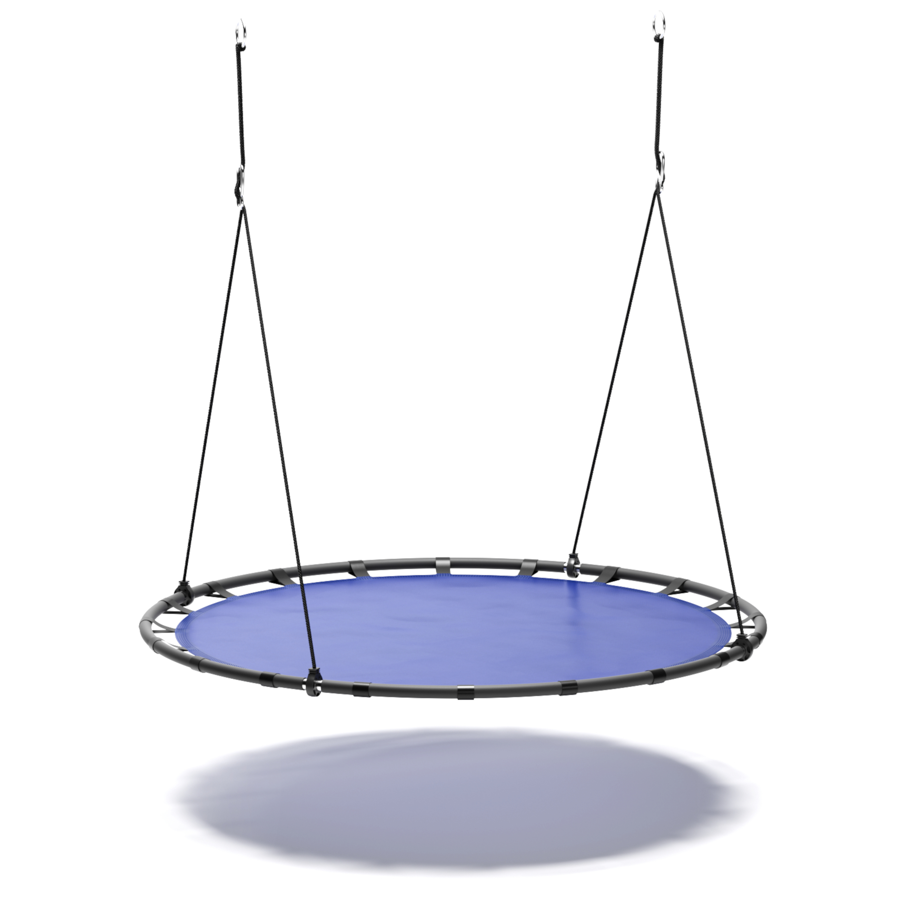 Nestschaukel rund 120 cm blau/schwarz