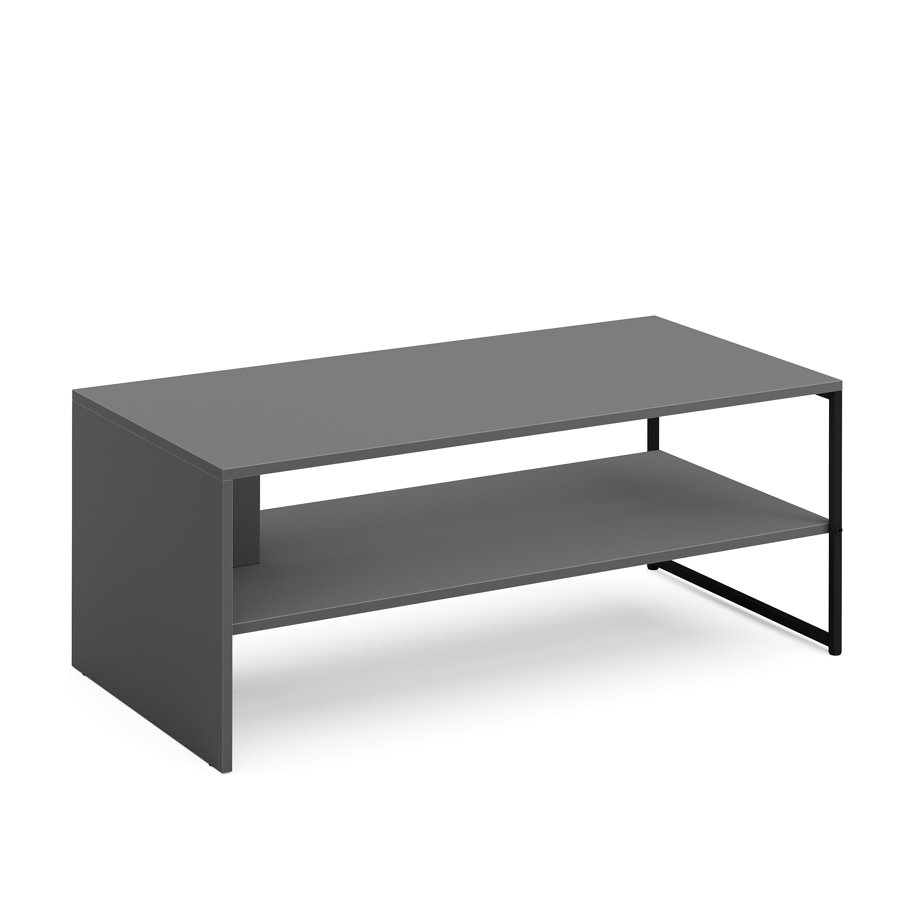 Beistelltisch CALMAN 100 x 40 cm anthrazit/schwarz