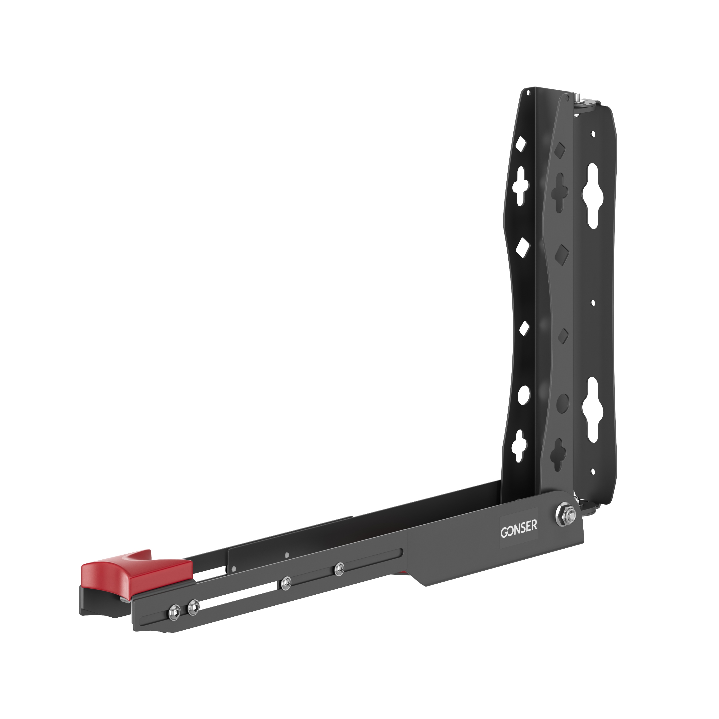 Fahrrad Wandhalterung schwenkbar 30 kg schwarz/rot