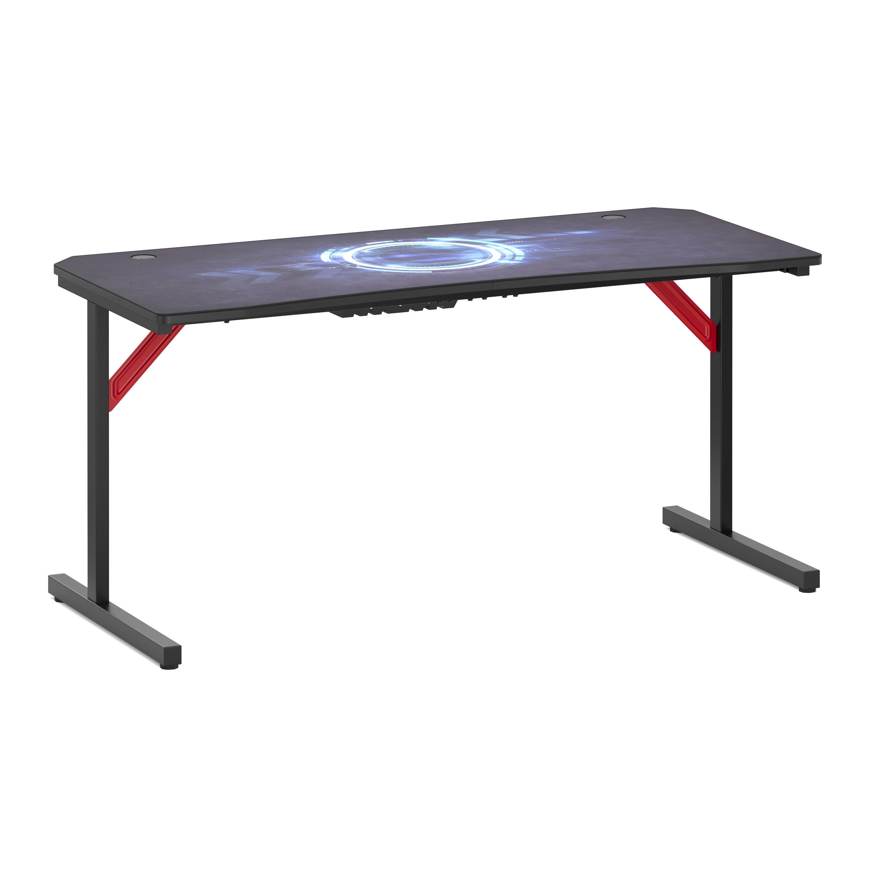 Image of Gamingtisch 160 x 70 x 75 cm schwarz