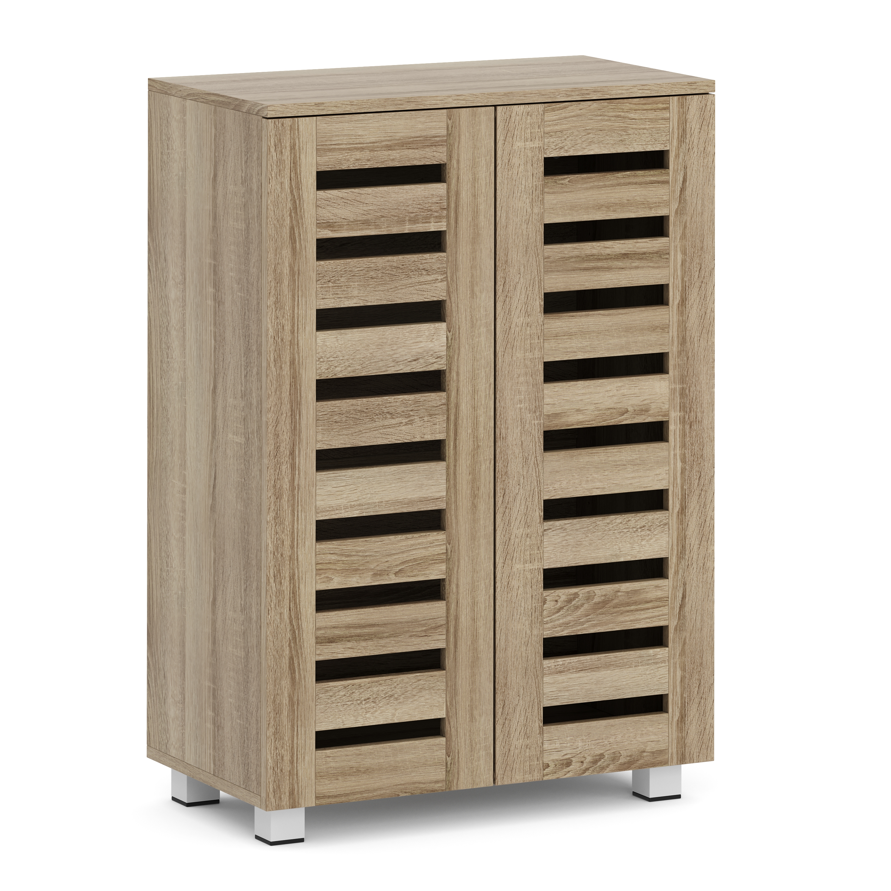 Schuhschrank EDDIE 60 x 33 x 87 cm braun