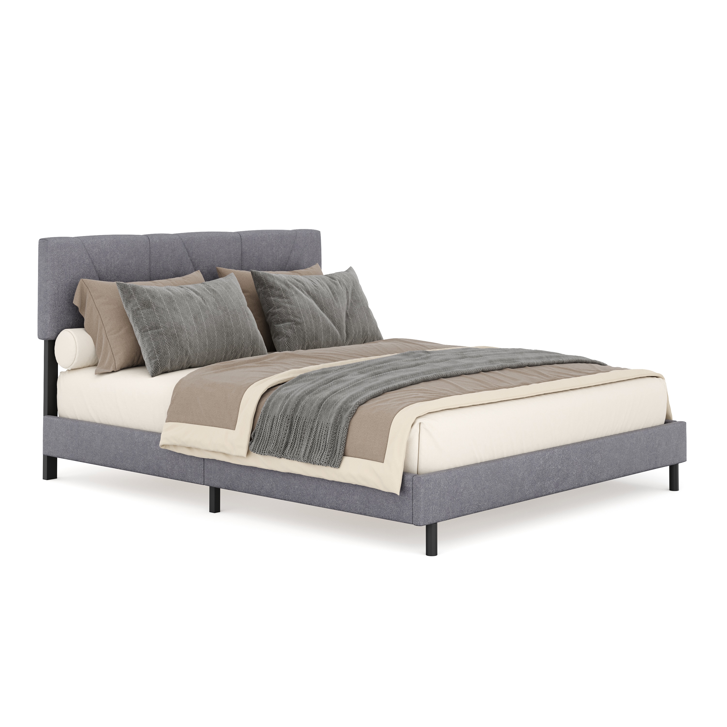 Image of Polsterbett WESTIN 160 x 200 cm anthrazit