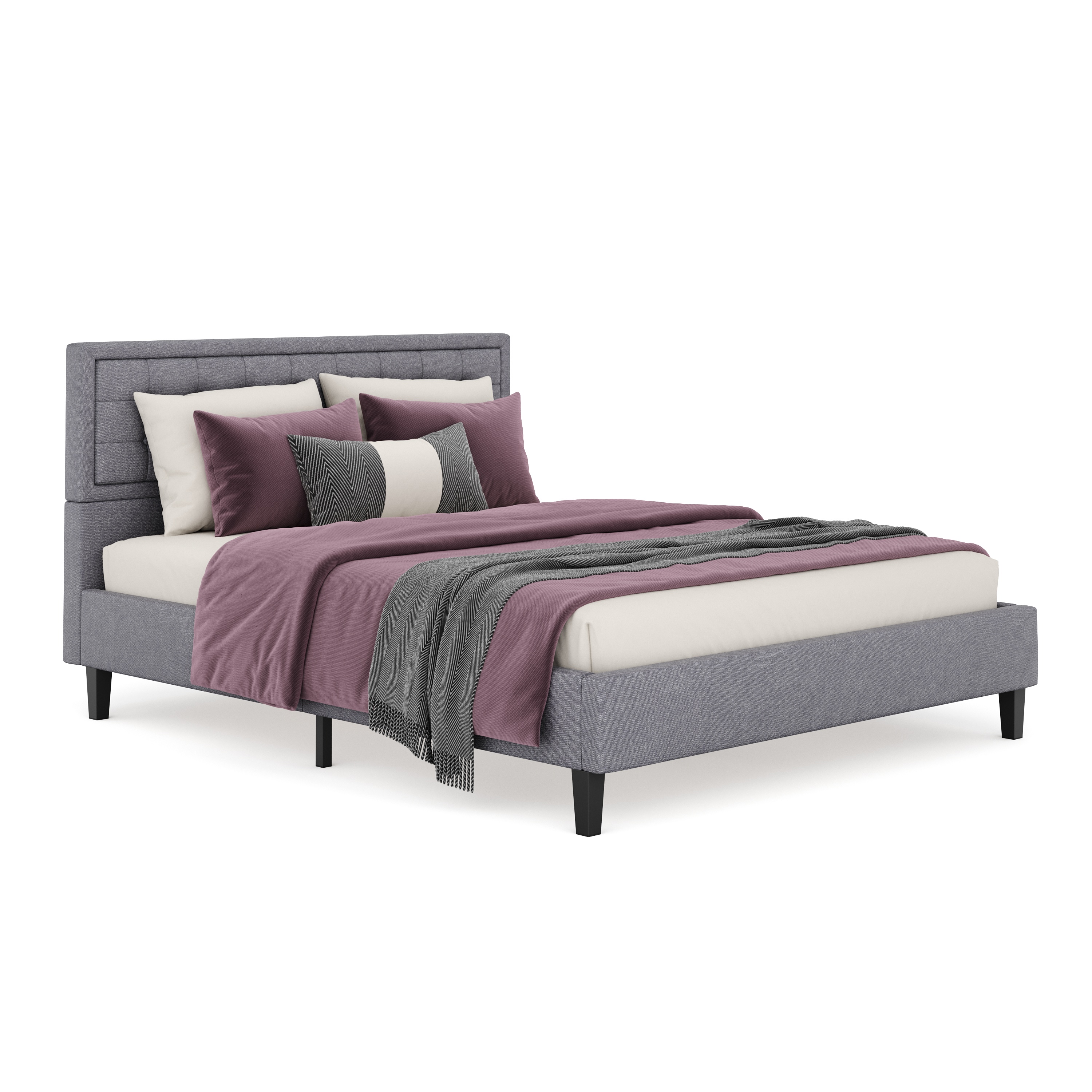 Image of Polsterbett SHERATON 160 x 200 cm anthrazit