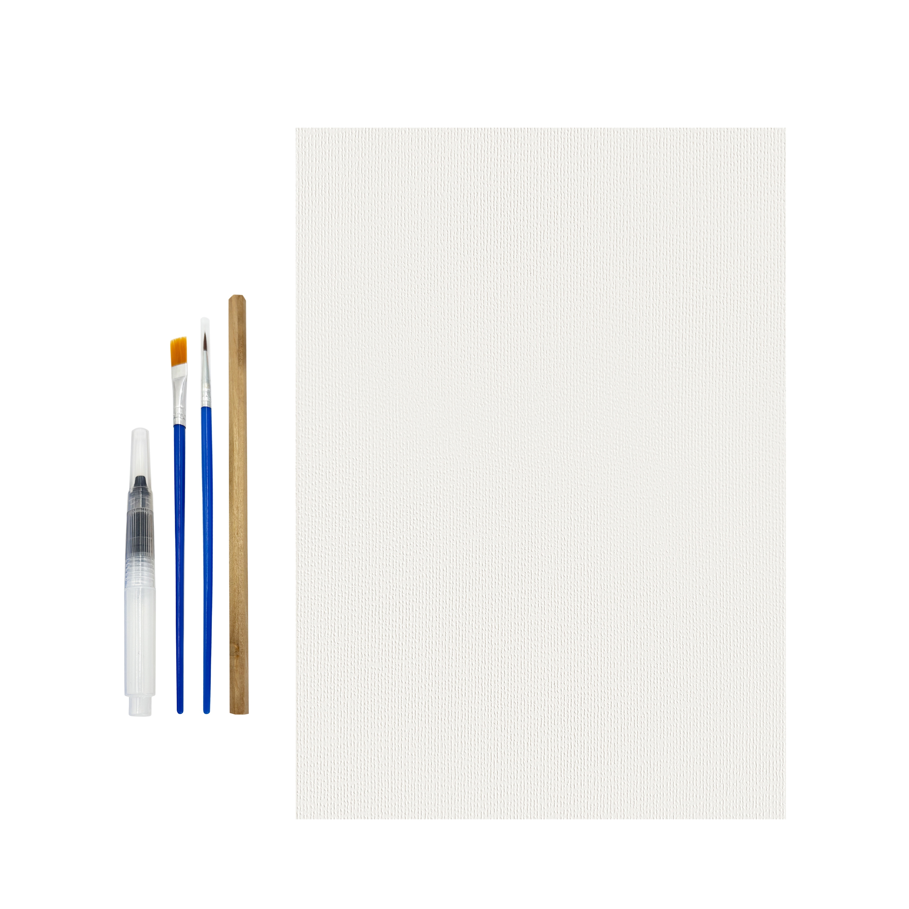 Image of Aquarellpapier A4 30 Blatt mit 3 Pinsel und 1 Bleistift