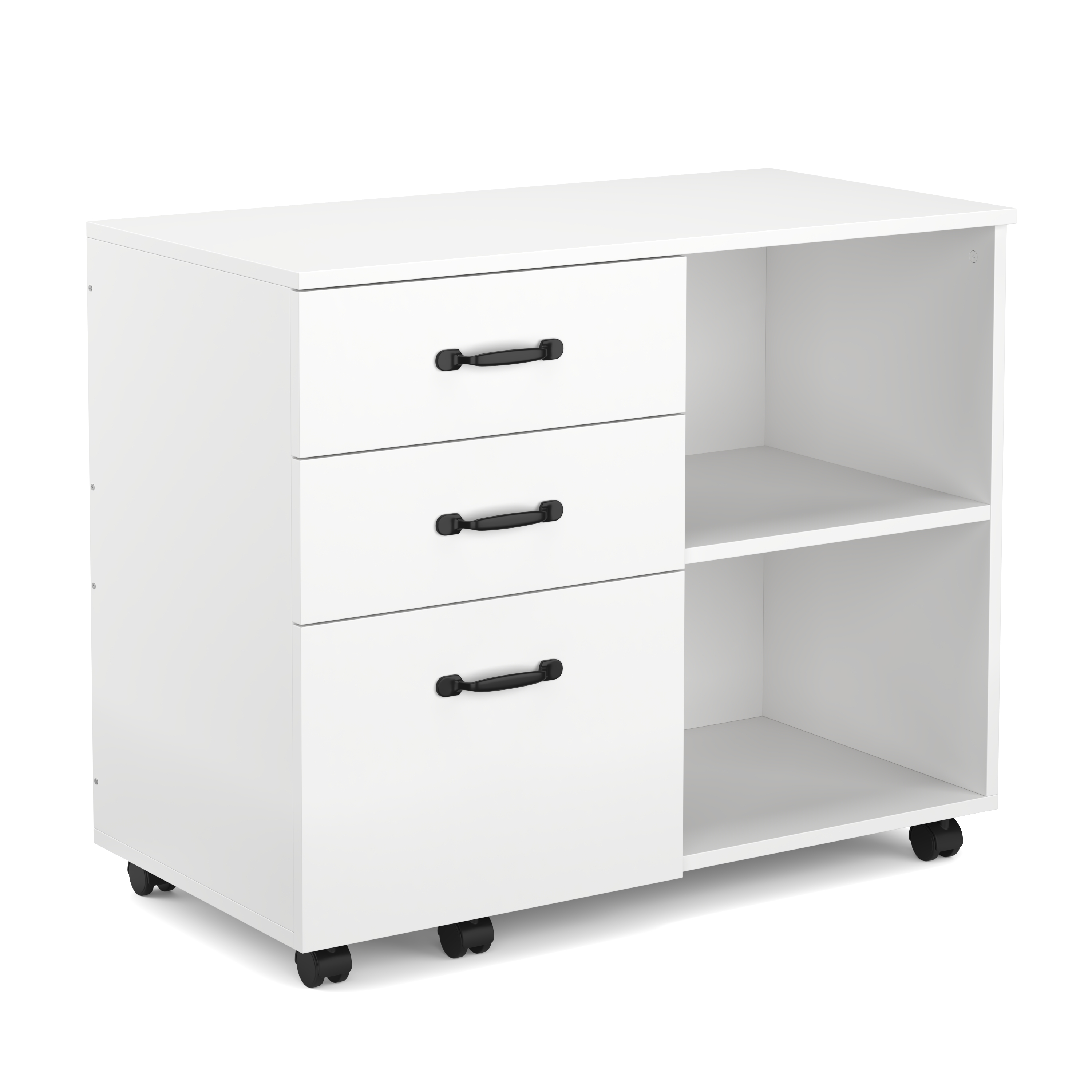 Korpus Aktenschrank ORMEX mit 3 Schubladen und 2 Fächern weiss