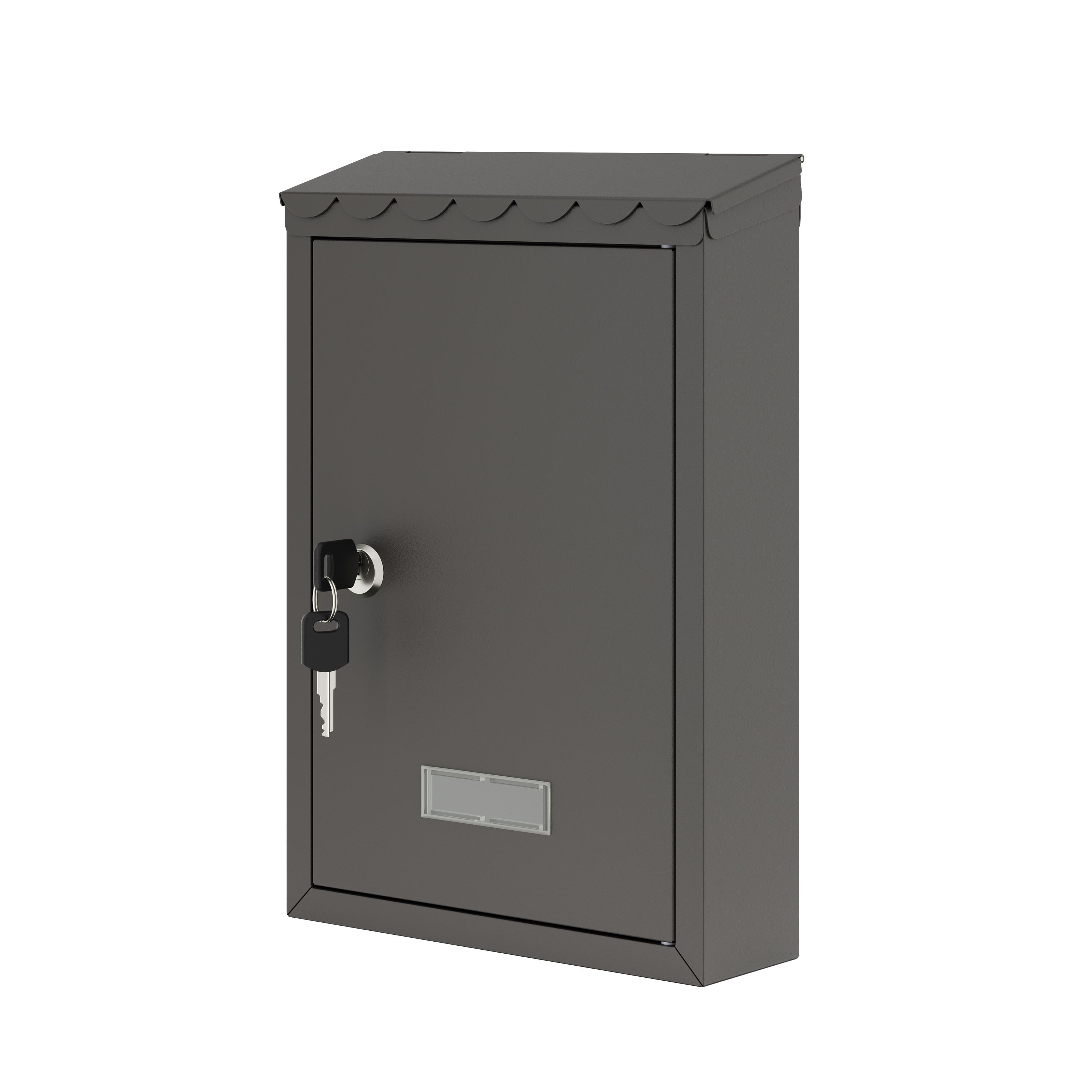 Briefkasten 30 x 22 cm schwarz