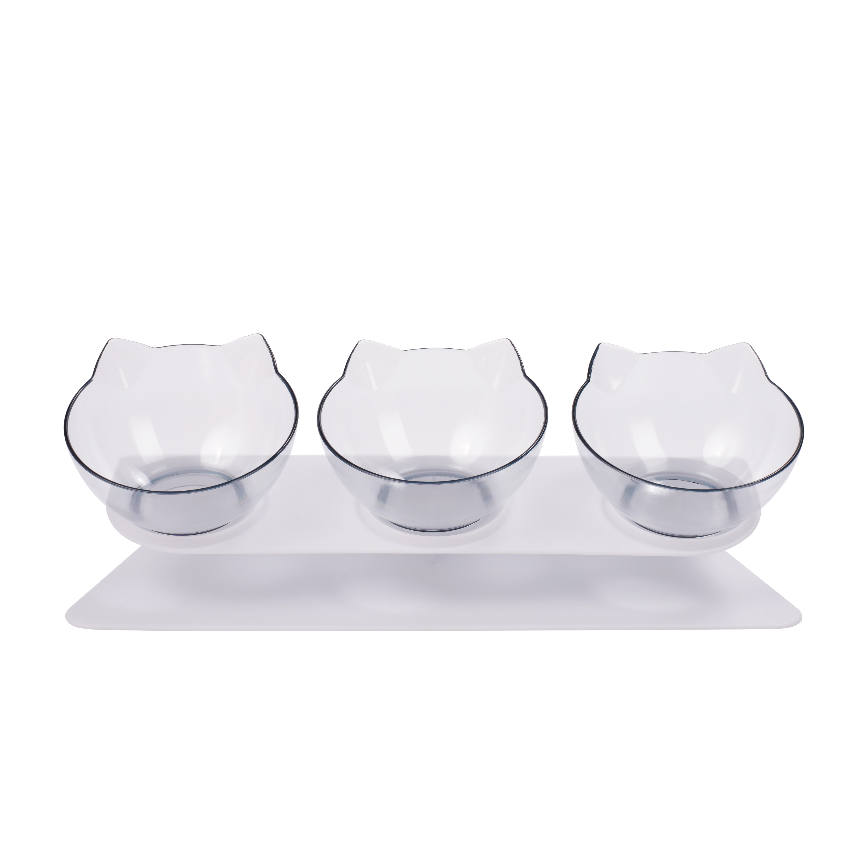Fressnapf Set mit Neigung 300 ml 4-teilig weiss