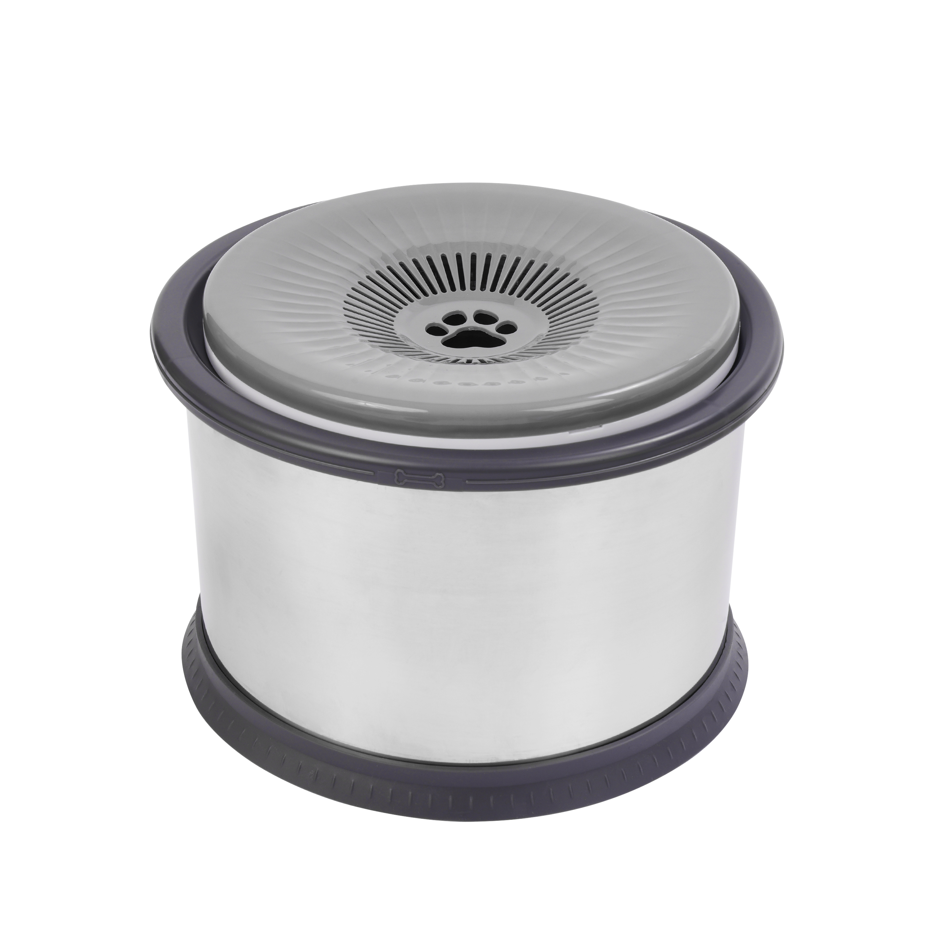 Trinkbrunnen Edelstahl 3.5L grau