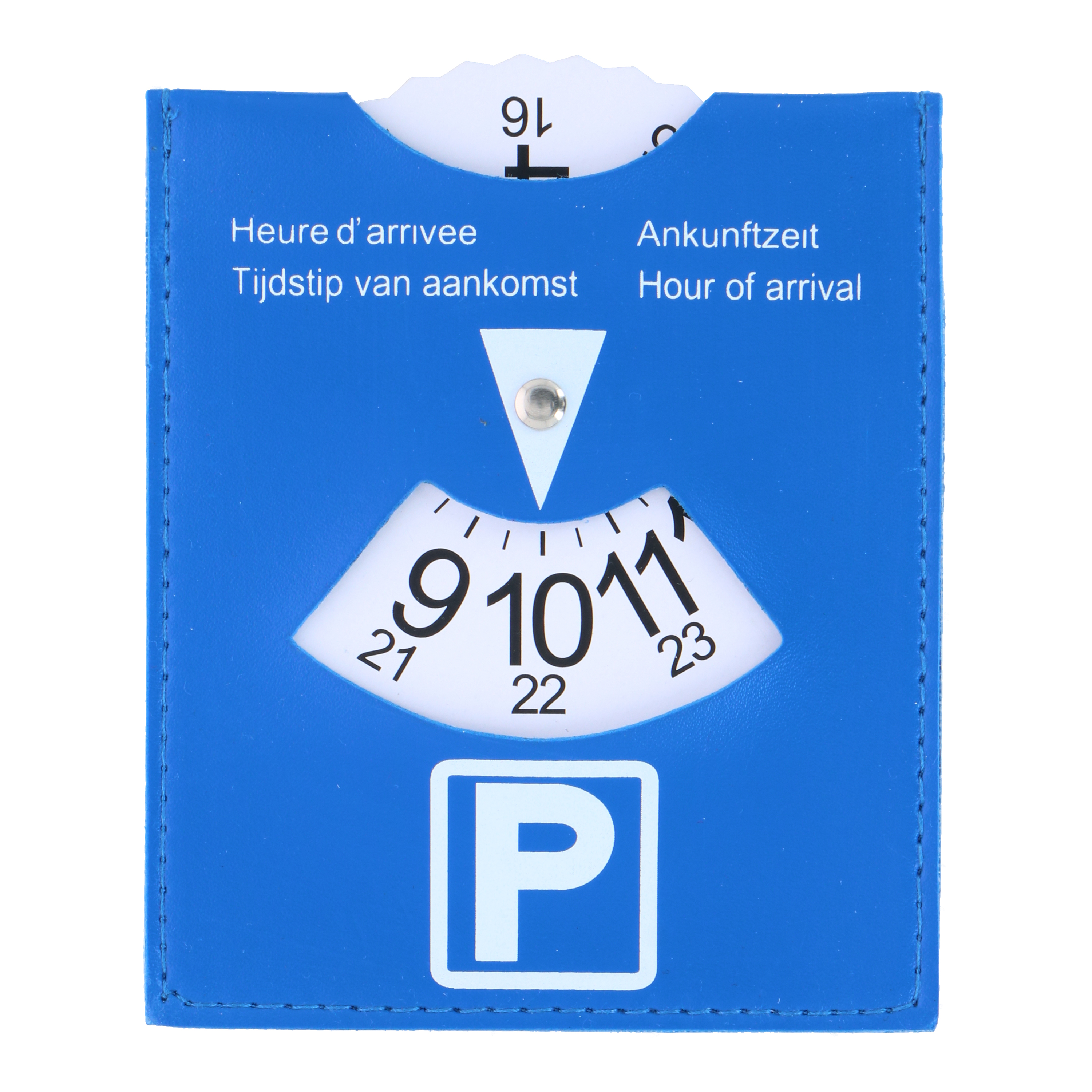 Parkscheibe 12 x 19 cm blau