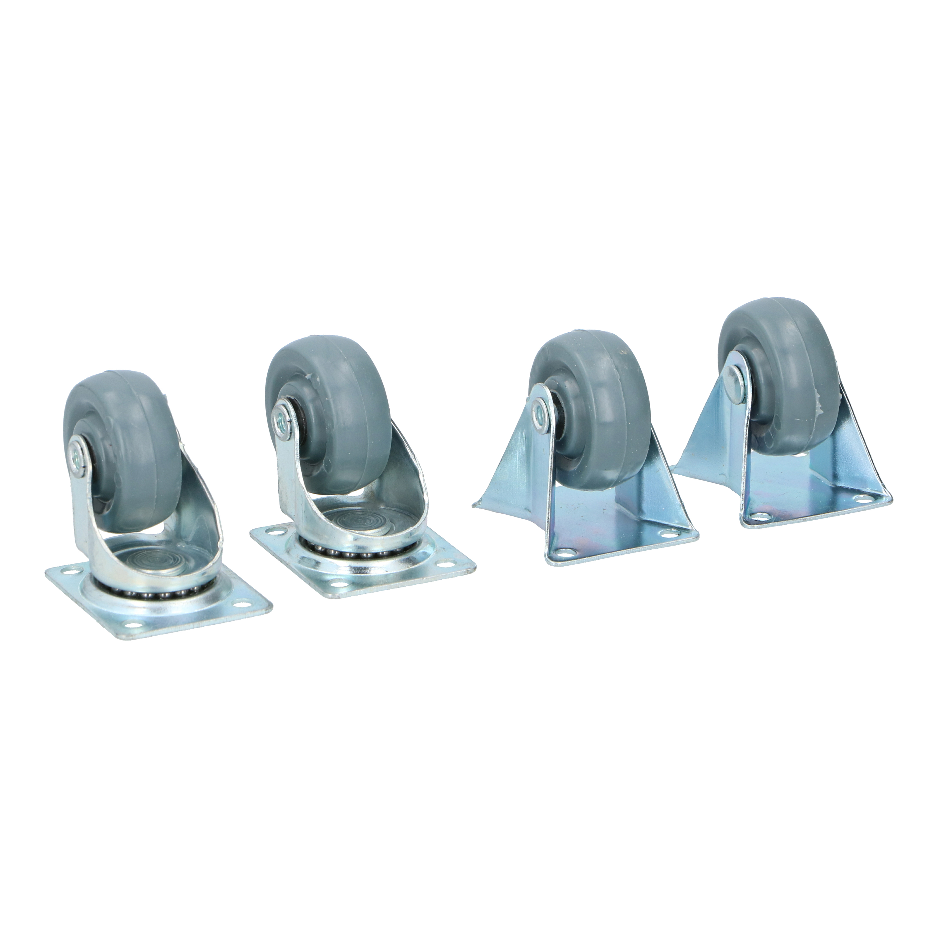 Lenkrolle Kunststoff 4er Set 50 x 50 x 54 mm