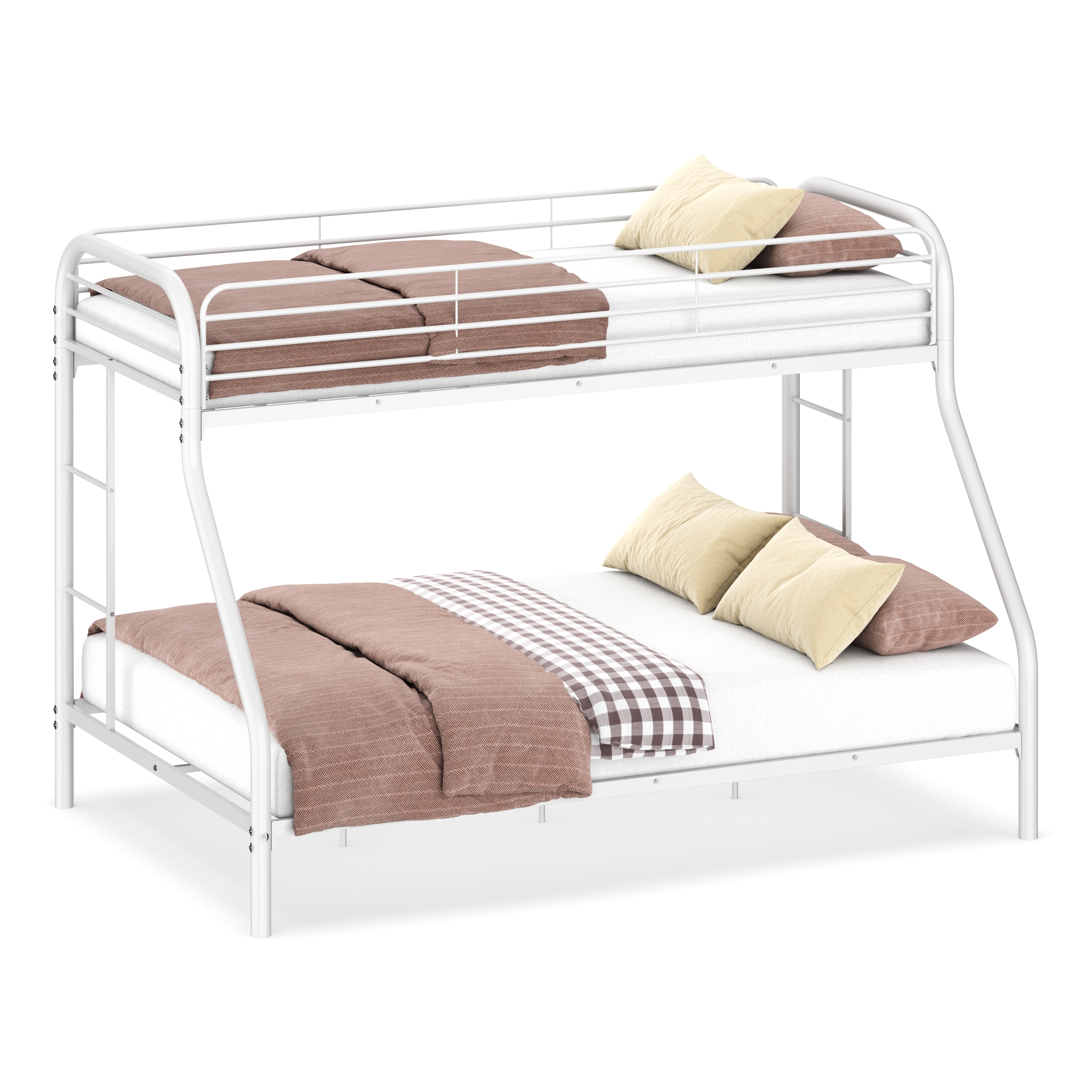 Etagenbett MIRIAM mit 3 Liegeflächen weiss